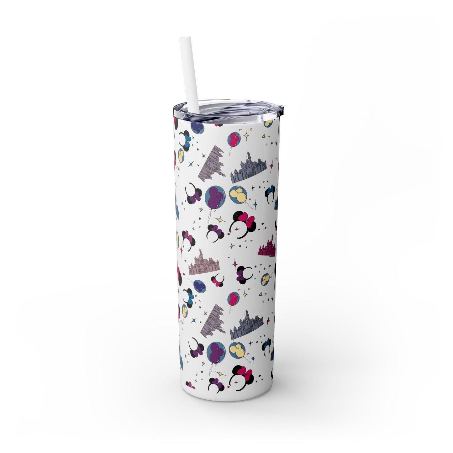 Disneyland Whimsical 20oz Skinny Tumbler with Disney Inspired Design