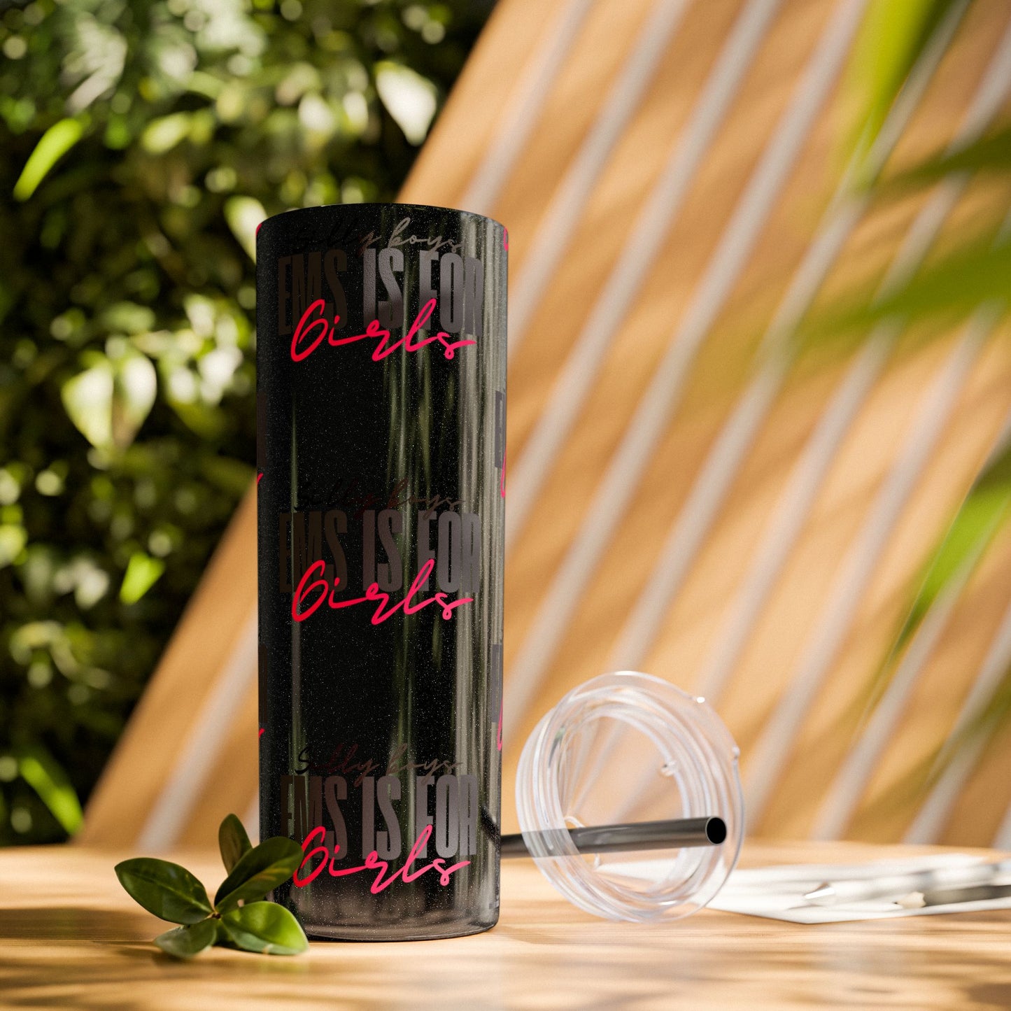 Silly Boys Skinny Tumbler with Straw, 20oz - Perfect Gift for EMT & Paramedics Celebrations