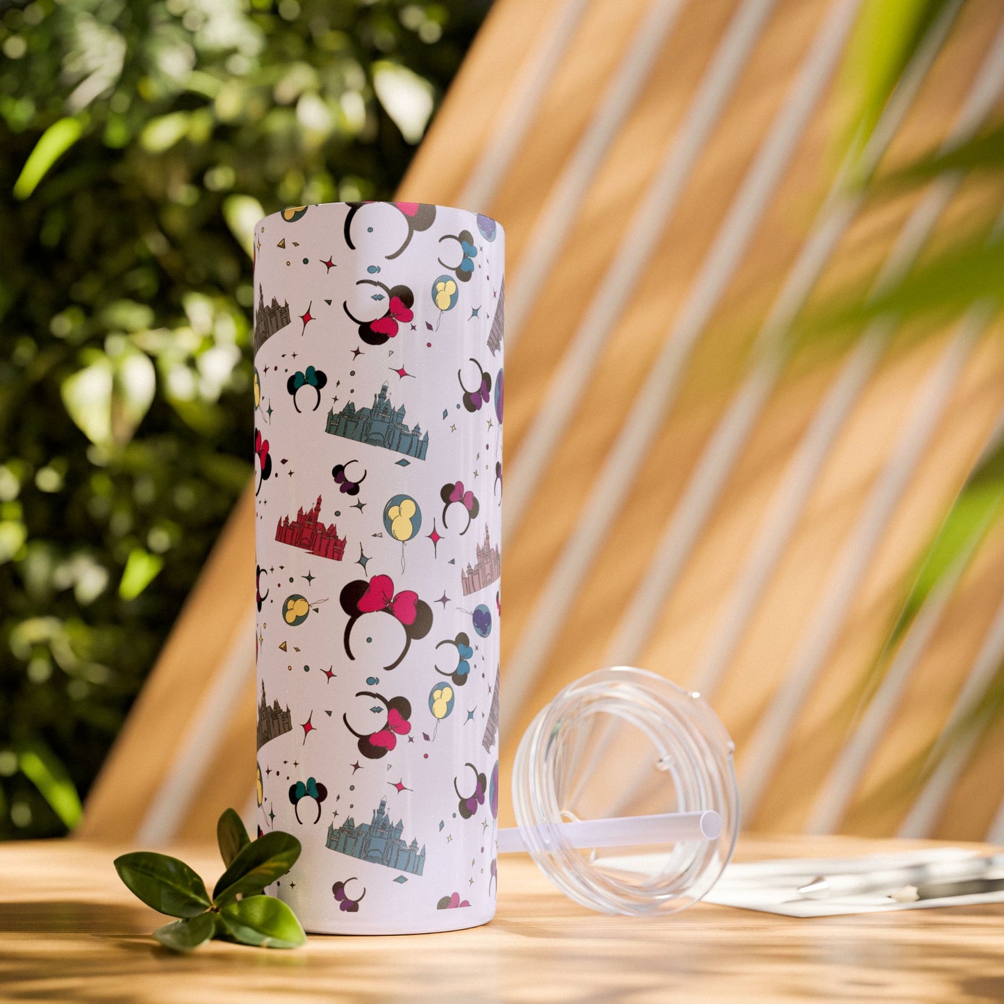 Disneyland Whimsical 20oz Skinny Tumbler with Disney Inspired Design