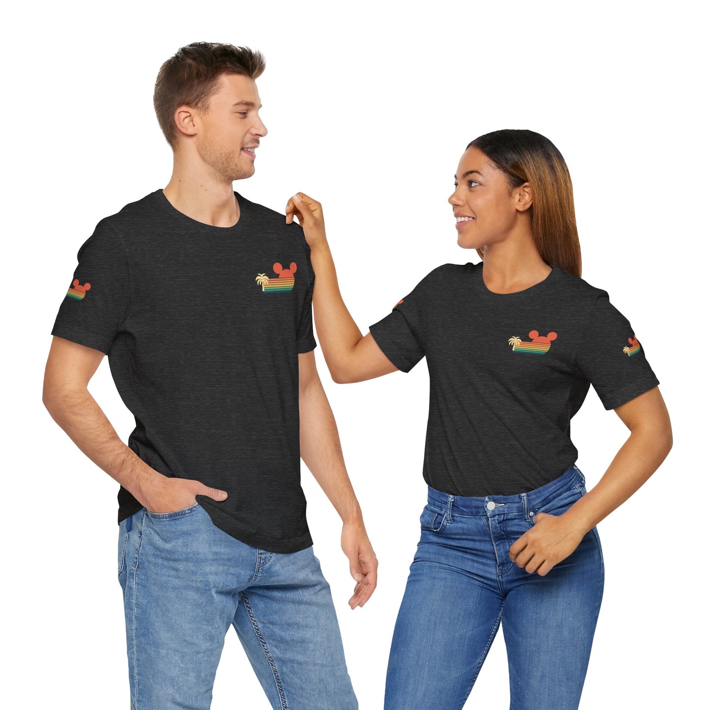 Retro Mickey Mouse summertime Short Sleeve Tee - Unisex Jersey T-Shirt