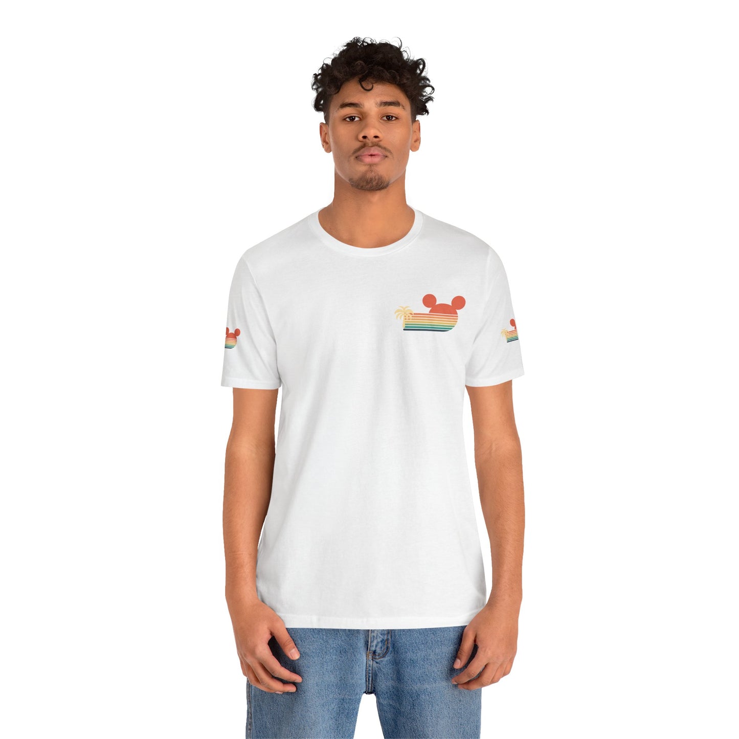 Retro Mickey Mouse summertime Short Sleeve Tee - Unisex Jersey T-Shirt