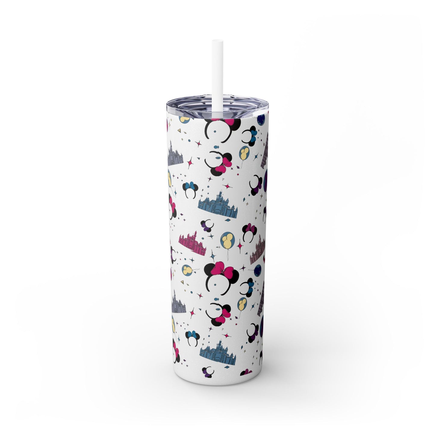 Disneyland Whimsical 20oz Skinny Tumbler with Disney Inspired Design