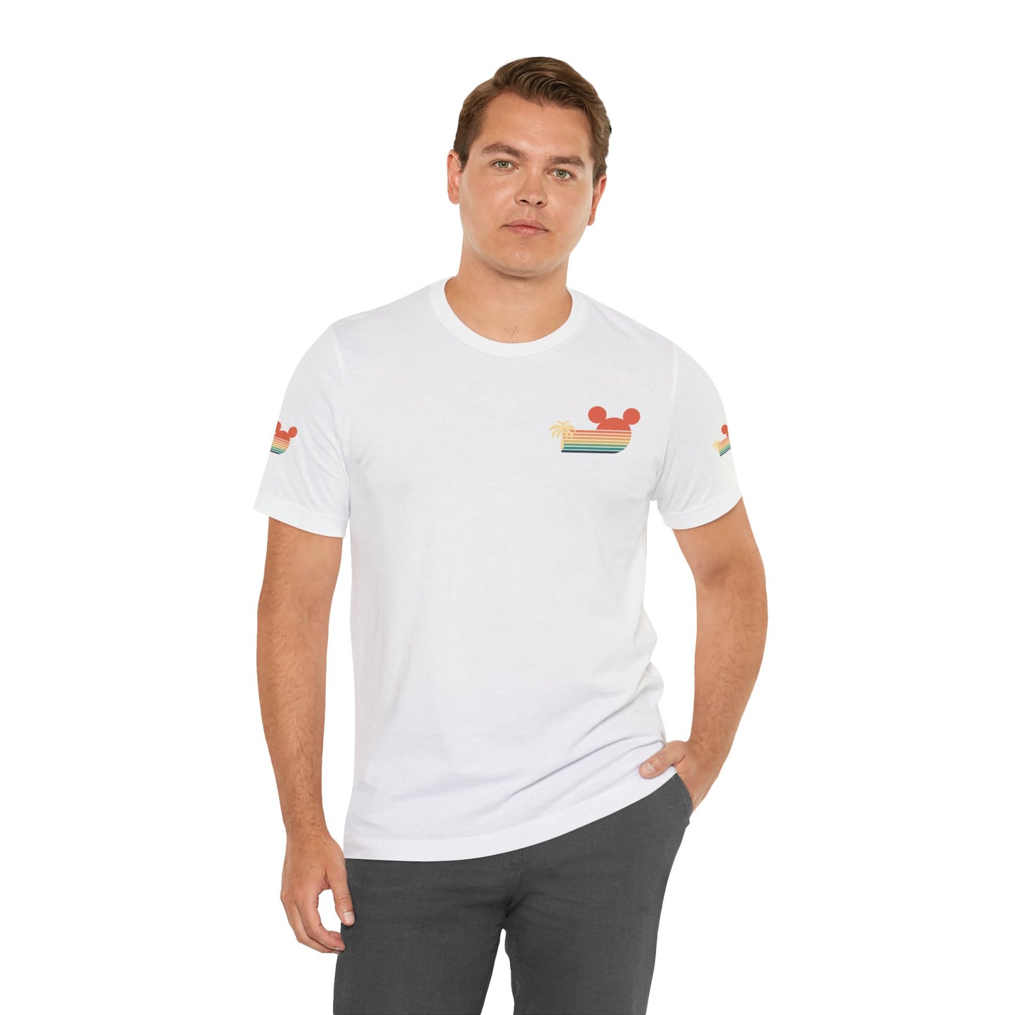 Retro Mickey Mouse summertime Short Sleeve Tee - Unisex Jersey T-Shirt