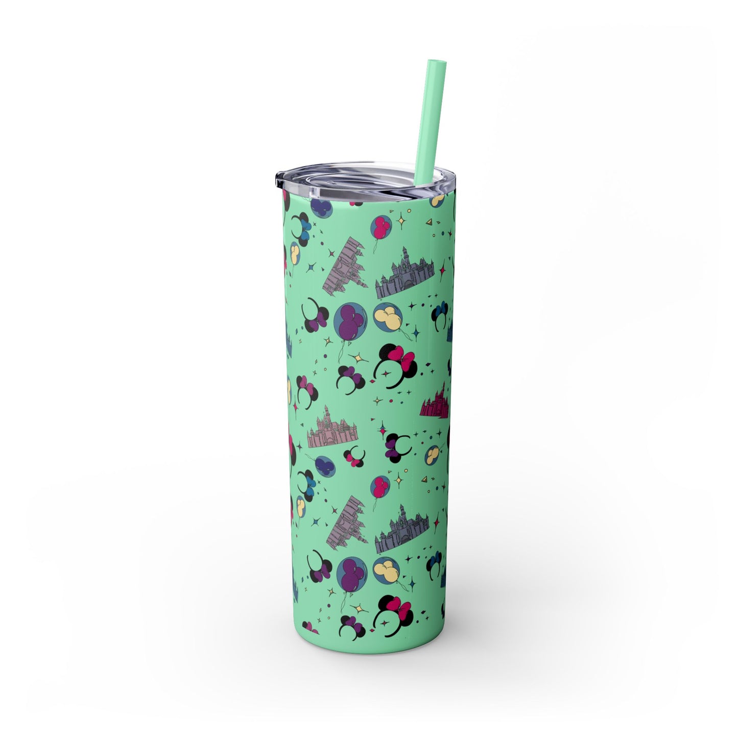 Disneyland Whimsical 20oz Skinny Tumbler with Disney Inspired Design