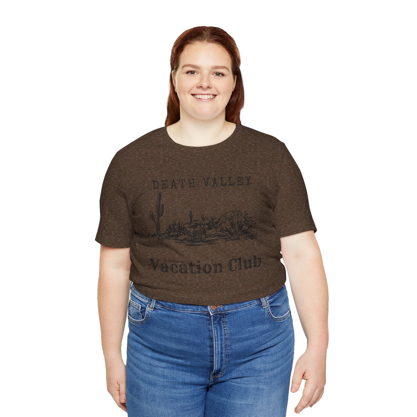 Death Valley Vacation Club Unisex Tee - Casual Cactus Graphic T-Shirt