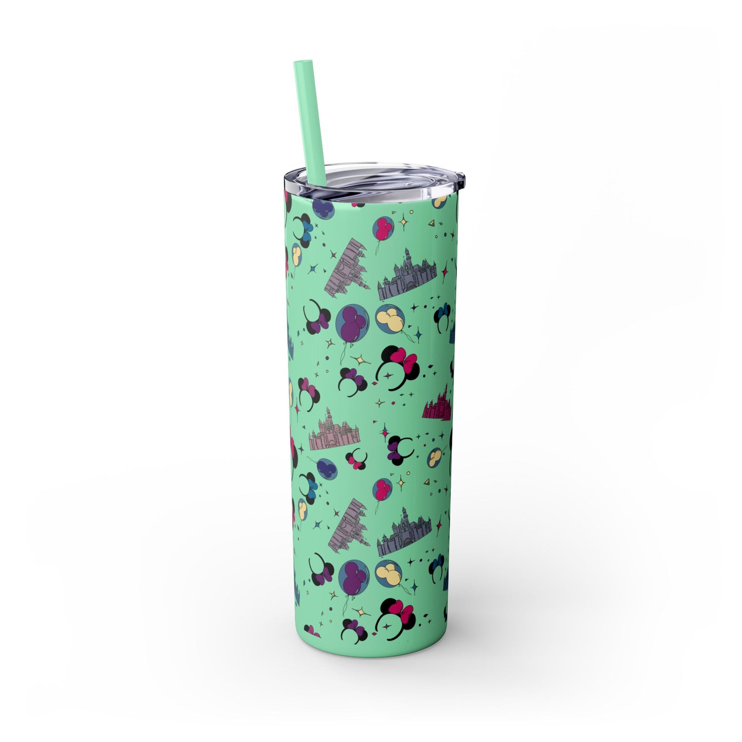 Disneyland Whimsical 20oz Skinny Tumbler with Disney Inspired Design