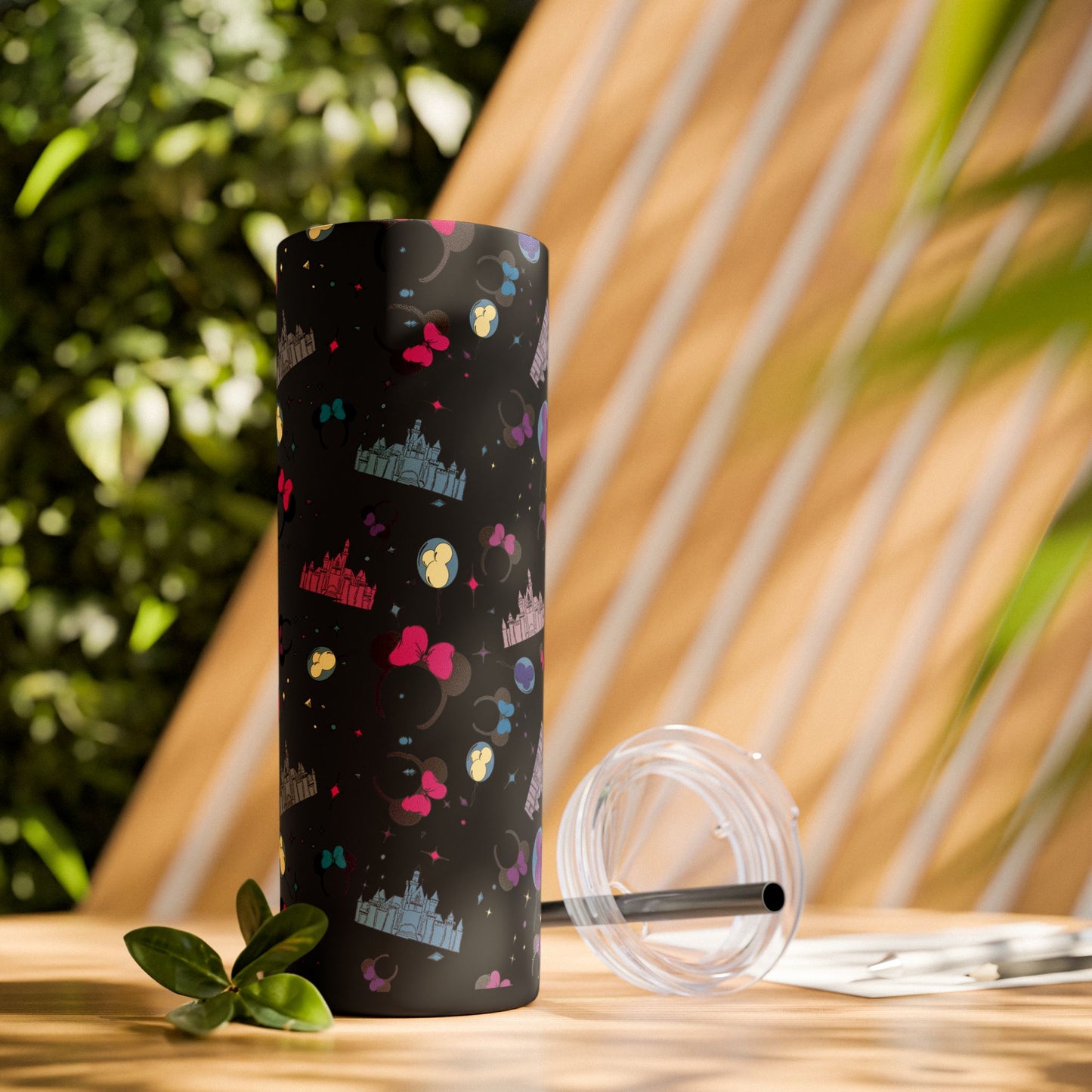 Disneyland Whimsical 20oz Skinny Tumbler with Disney Inspired Design
