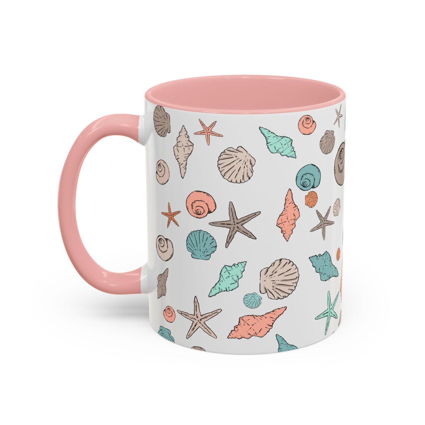 Coastal Seashell Accent Coffee Mug - 11oz & 15oz