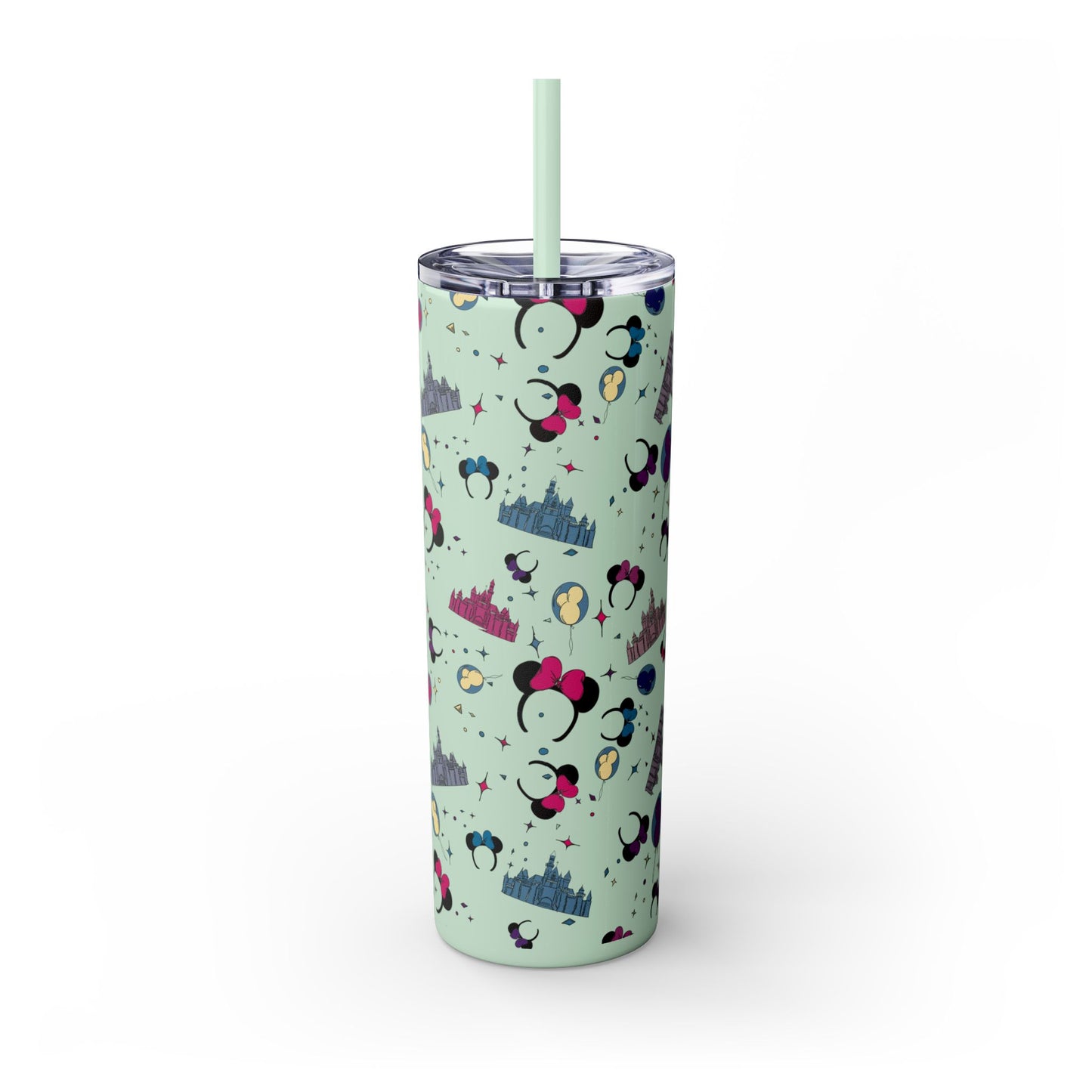 Disneyland Whimsical 20oz Skinny Tumbler with Disney Inspired Design