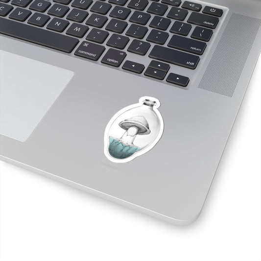 Mystical Mushroom Kiss-Cut Stickers – Whimsical Nature Aesthetic for Eco-Conscious Souls