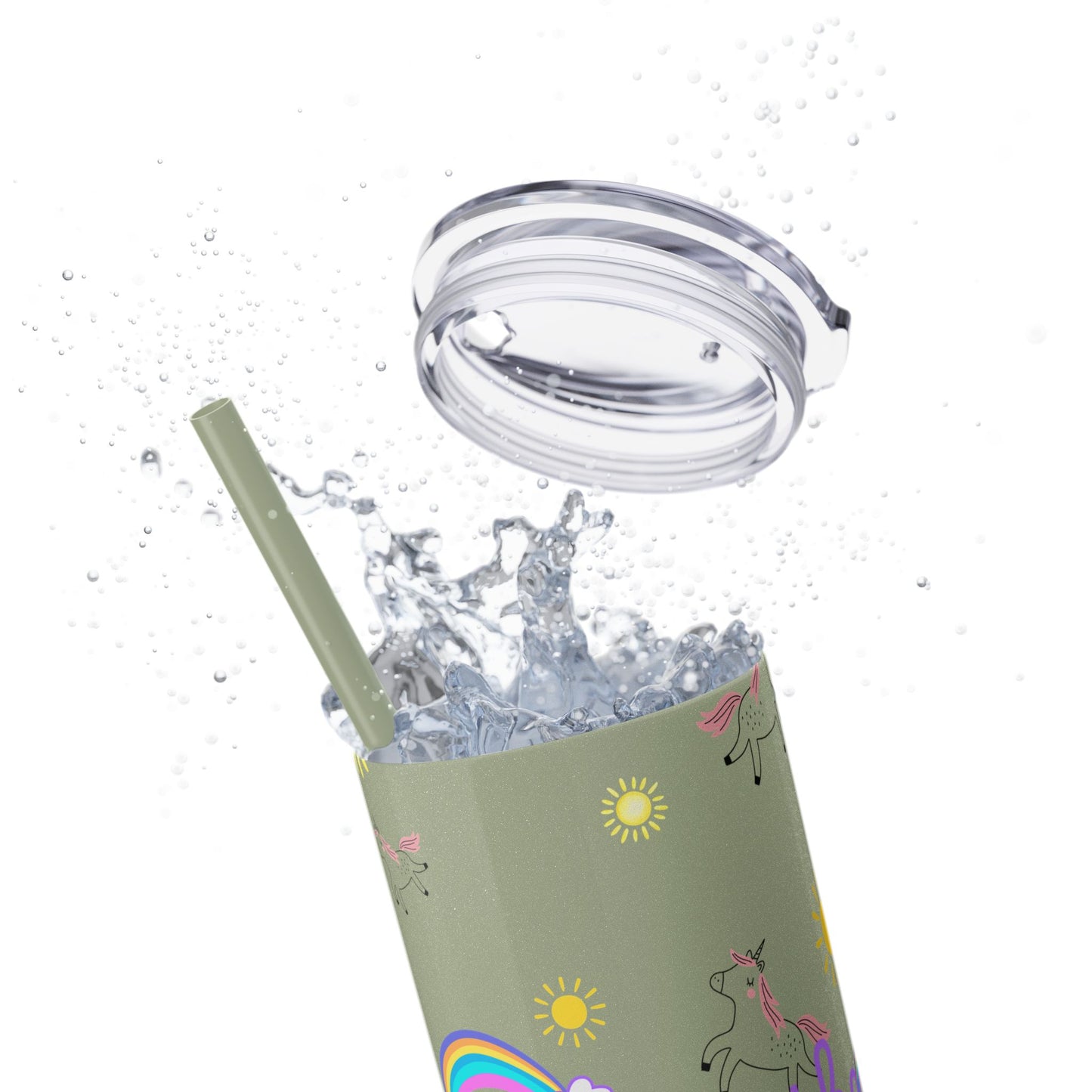 Motivational Unicorn Tumbler - 20oz "Livin' the Dream" funny gift for nurses, EMT’s, paramedics