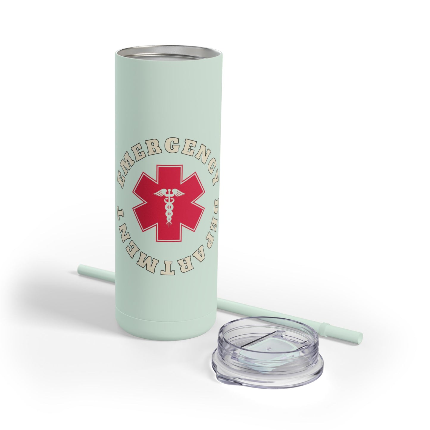 Emergency Department | EMS 20oz Skinny Tumbler - Matte Black