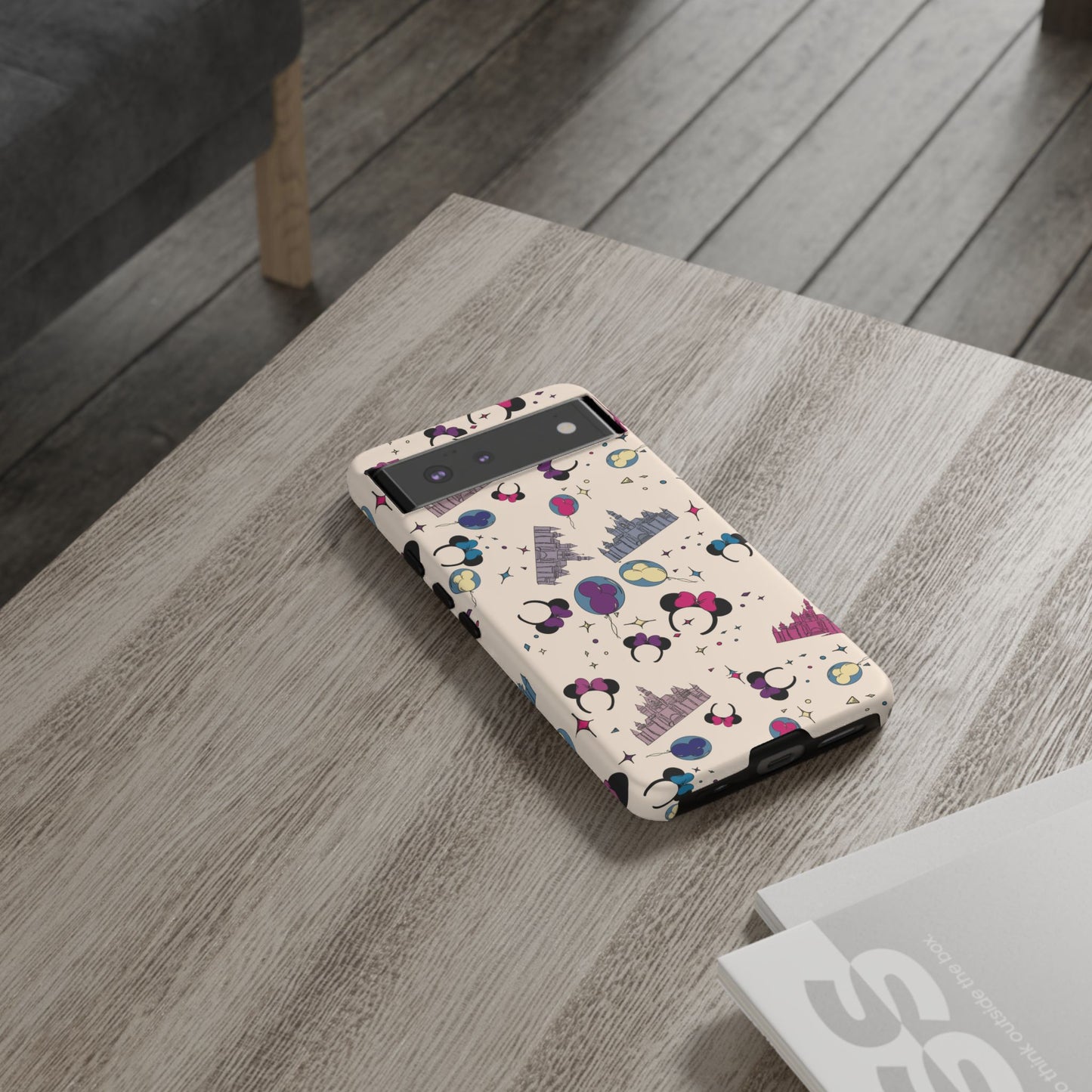 Whimsical Phone Case - Colorful Disney-Inspired Design
