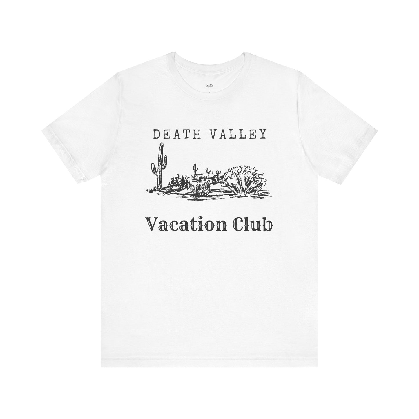 Death Valley Vacation Club Unisex Tee - Casual Cactus Graphic T-Shirt