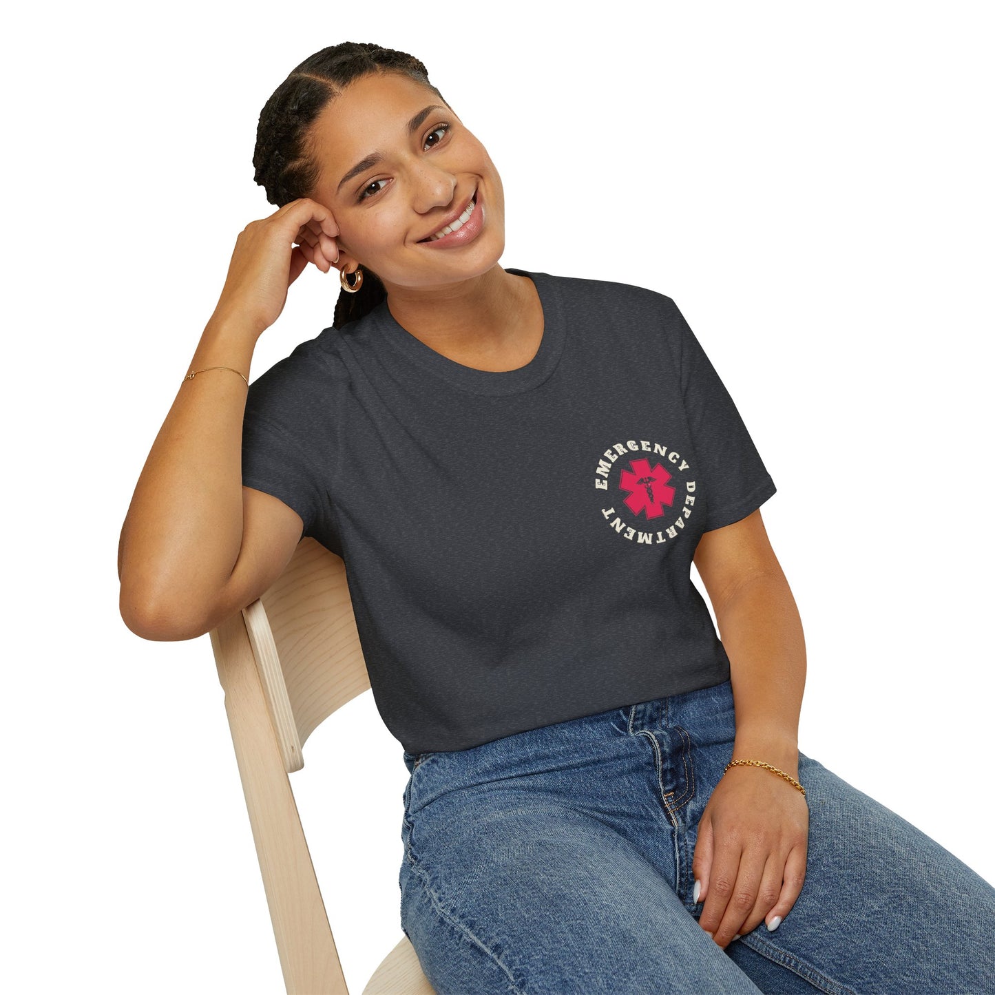 Unisex Softstyle T-Shirt - Emergency Department Print Tee