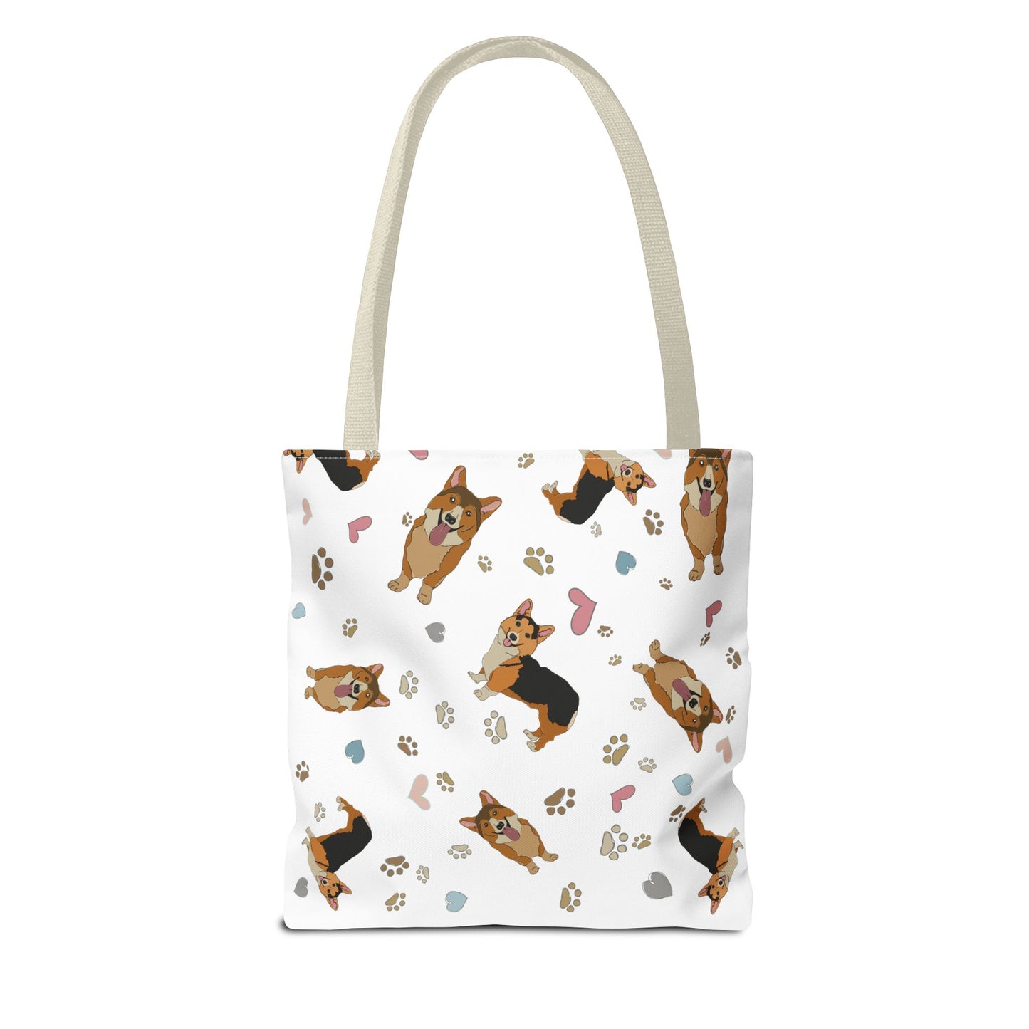 Playful Corgi Tote Bag – Perfect for Dog Lovers