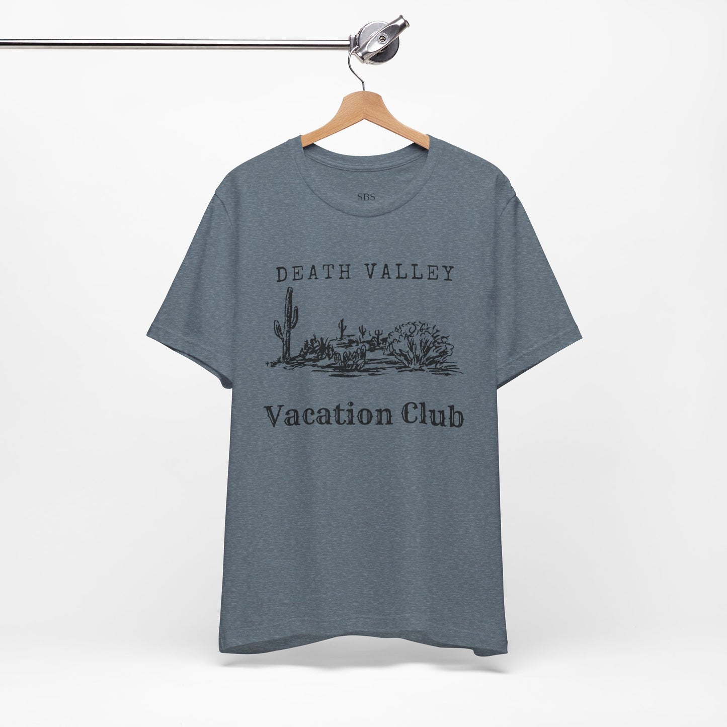 Death Valley Vacation Club Unisex Tee - Casual Cactus Graphic T-Shirt