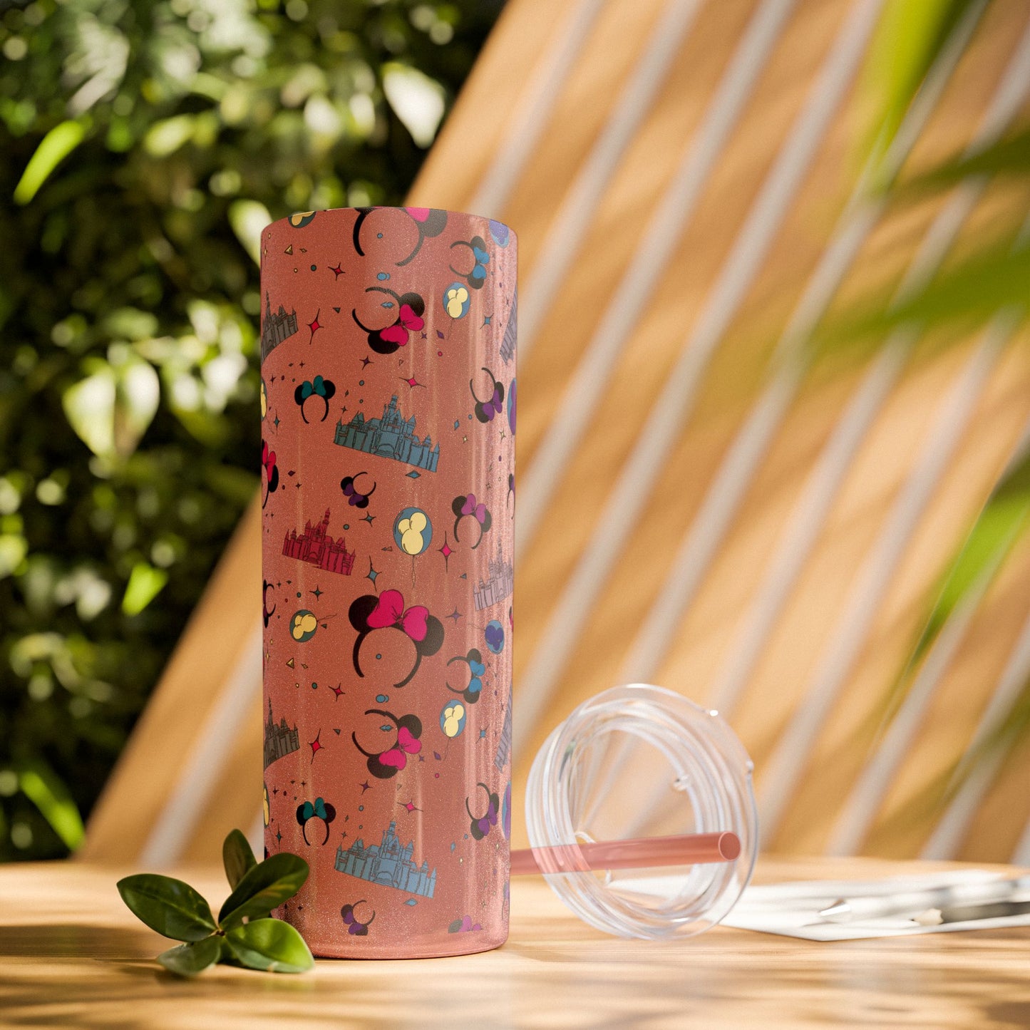 Disneyland Whimsical 20oz Skinny Tumbler with Disney Inspired Design