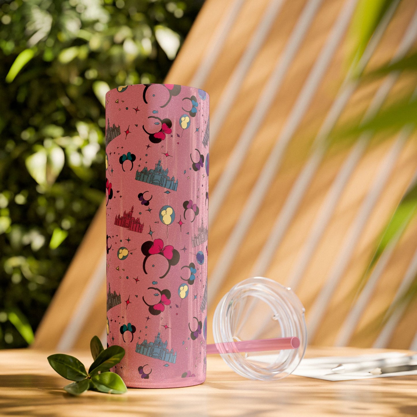 Disneyland Whimsical 20oz Skinny Tumbler with Disney Inspired Design