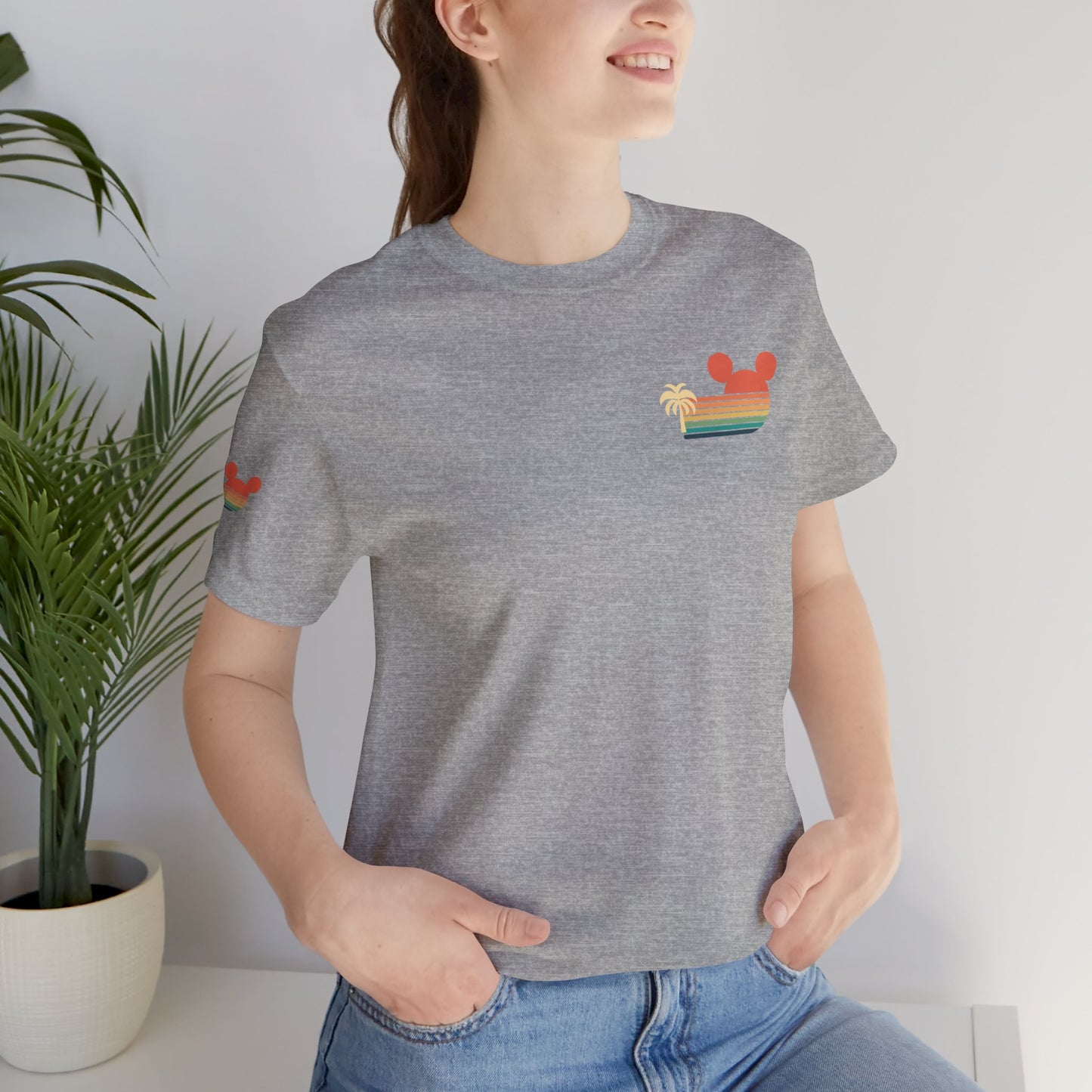Retro Mickey Mouse summertime Short Sleeve Tee - Unisex Jersey T-Shirt