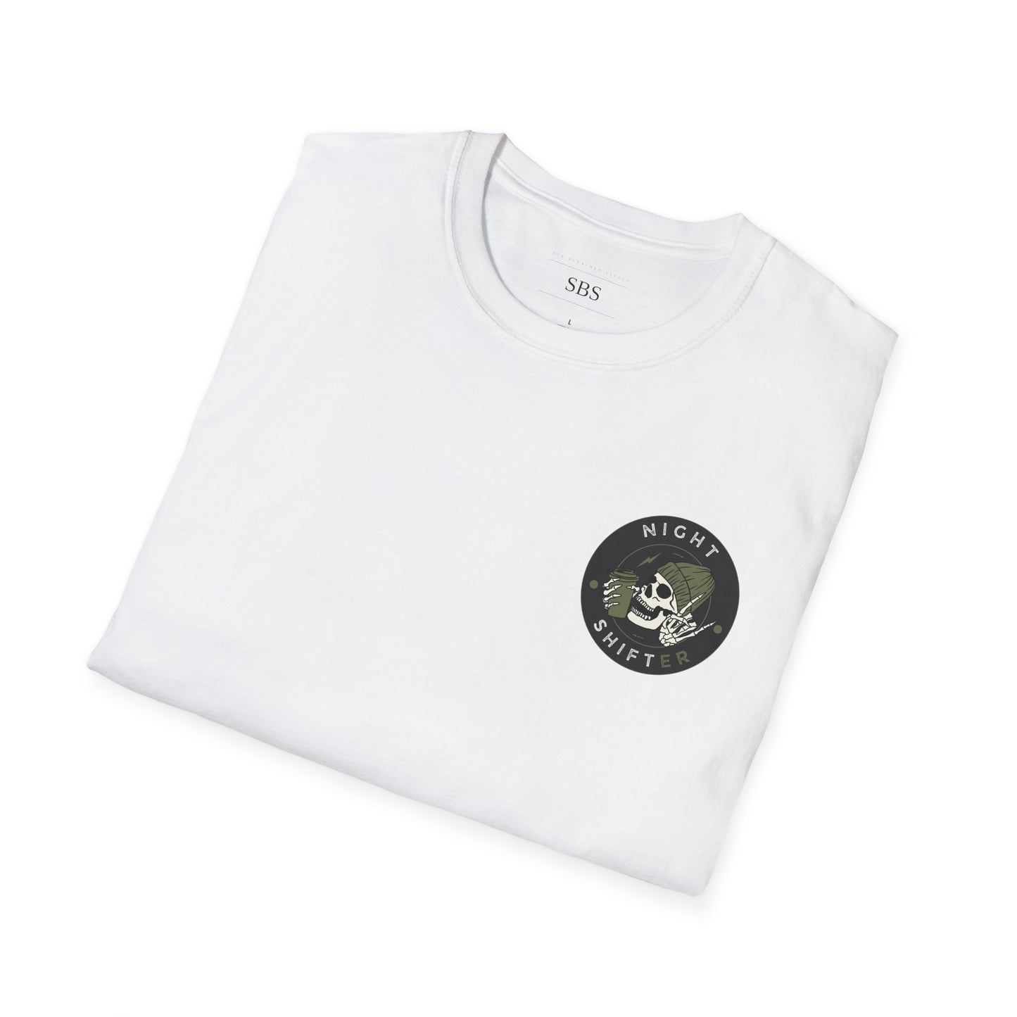 Night Shifter Skull T-Shirt | Unisex graphic tee for nurses| EMT | Paramedic| Spooky Vibes