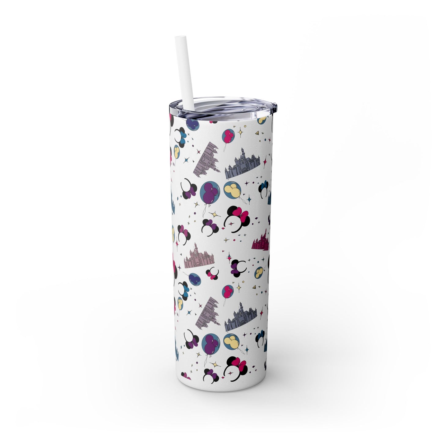 Disneyland Whimsical 20oz Skinny Tumbler with Disney Inspired Design