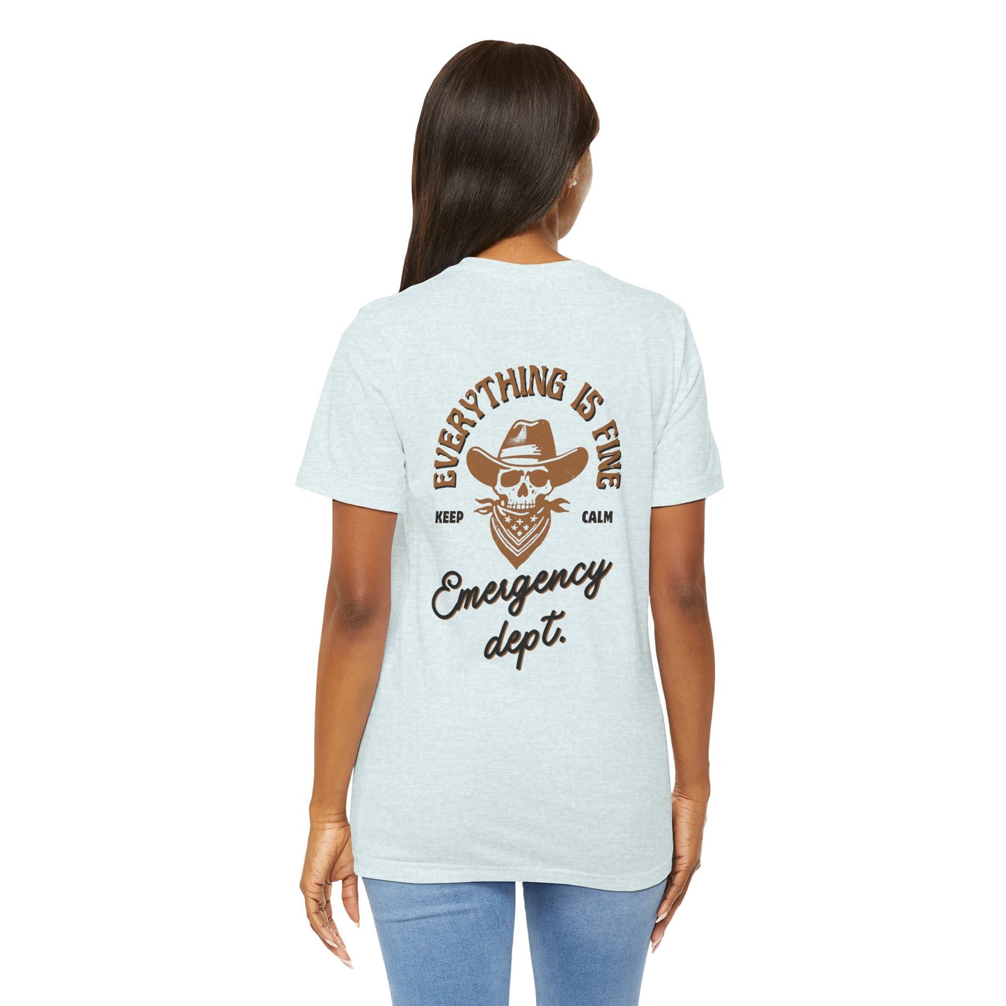 “Everything Is Fine” t Shirt| Emergency Department shirt| nurse shirt| Hospital Staff shirt| Paramedic| ED Tech|