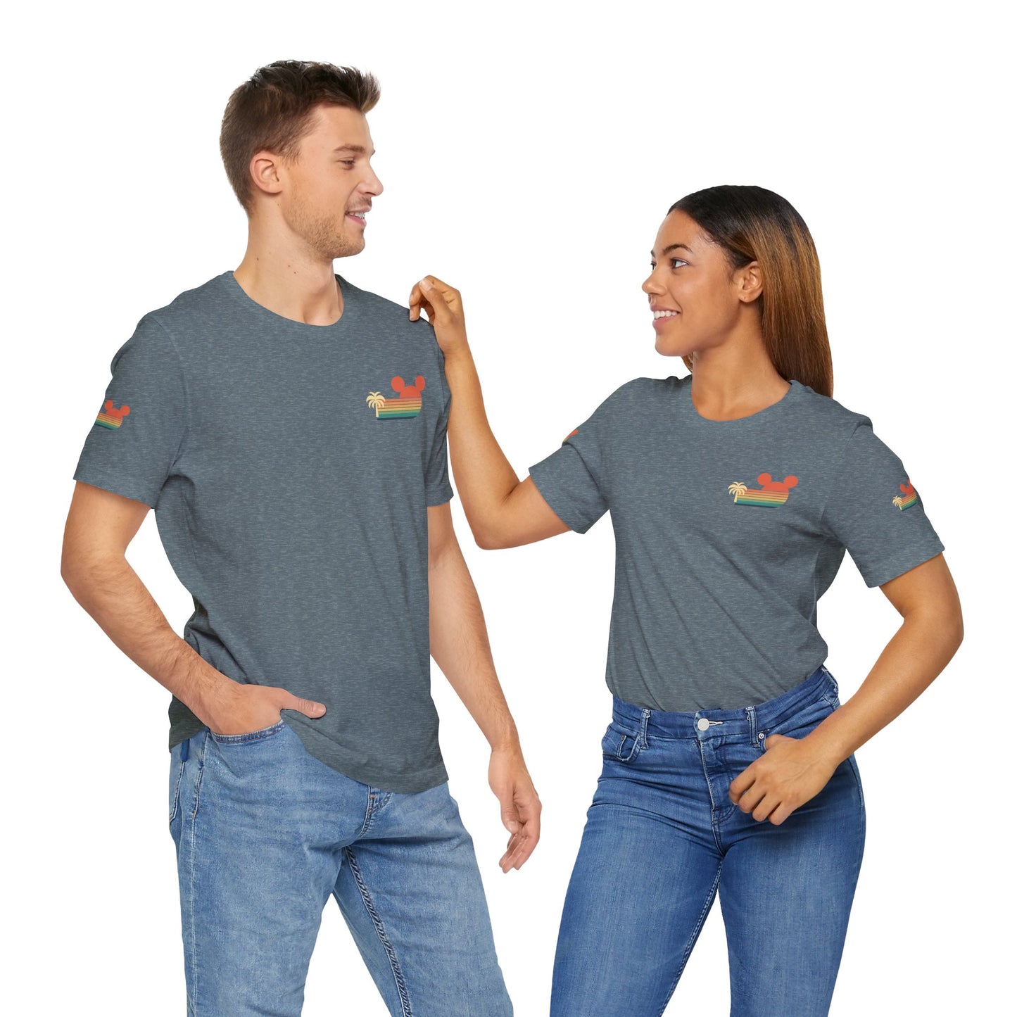 Retro Mickey Mouse summertime Short Sleeve Tee - Unisex Jersey T-Shirt