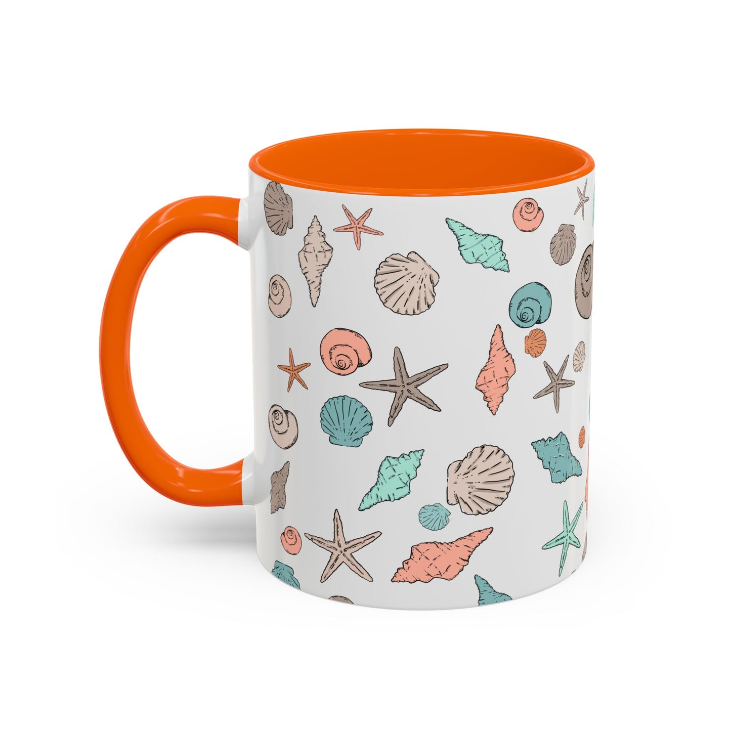 Coastal Seashell Accent Coffee Mug - 11oz & 15oz