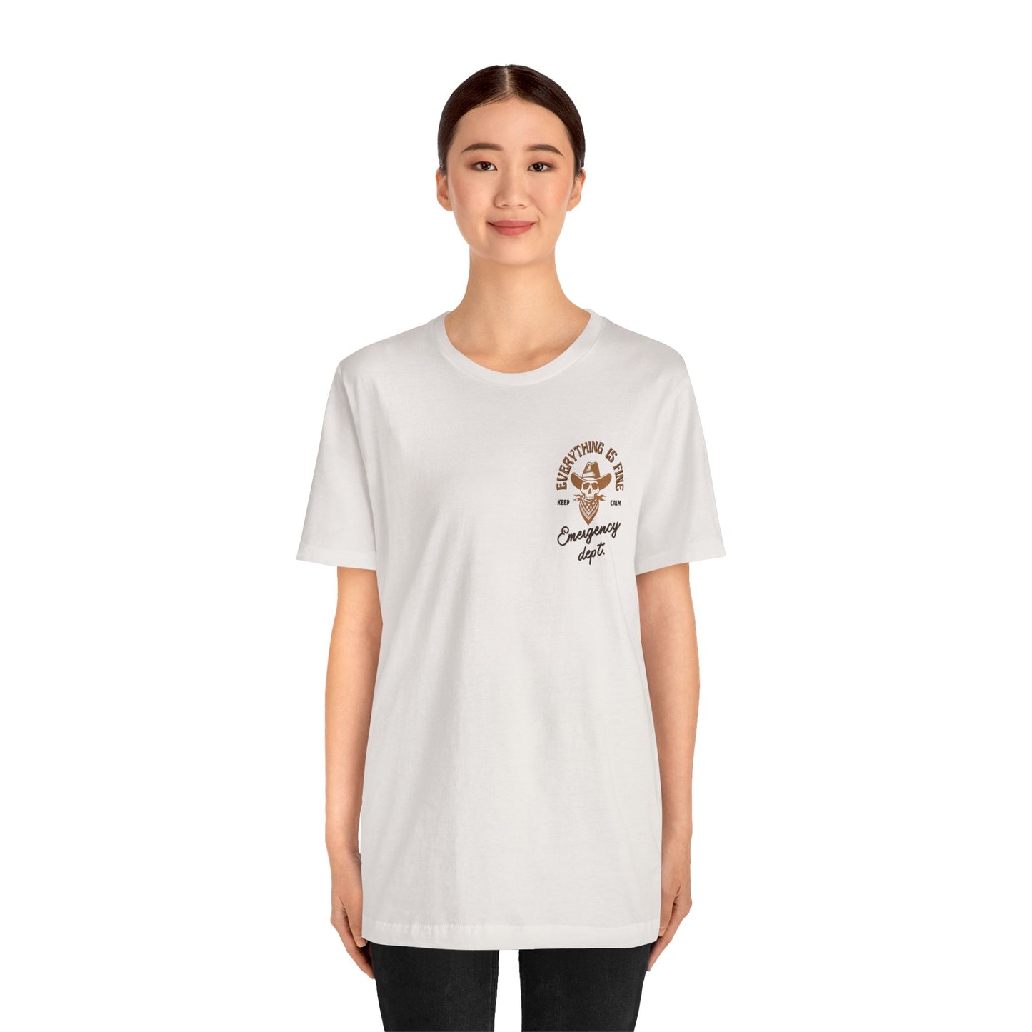 “Everything Is Fine” t Shirt| Emergency Department shirt| nurse shirt| Hospital Staff shirt| Paramedic| ED Tech|