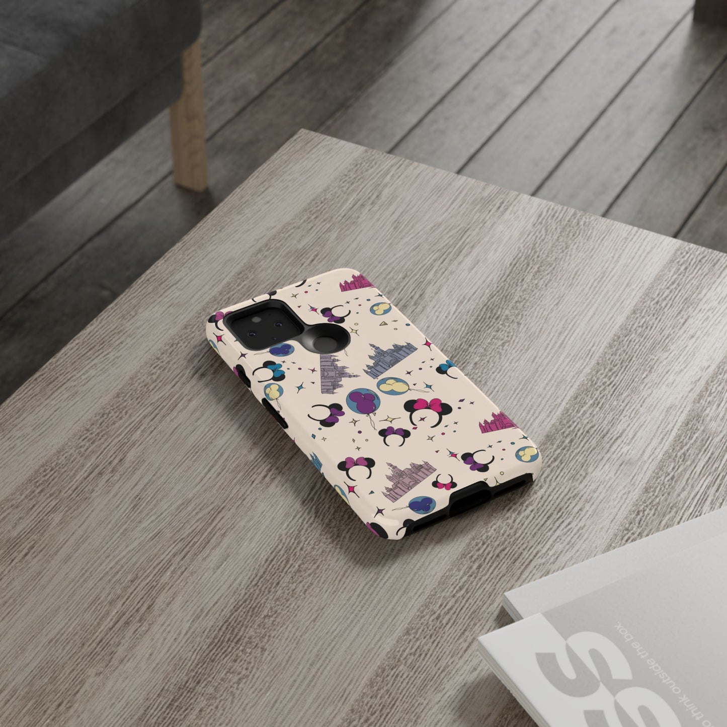 Whimsical Phone Case - Colorful Disney-Inspired Design