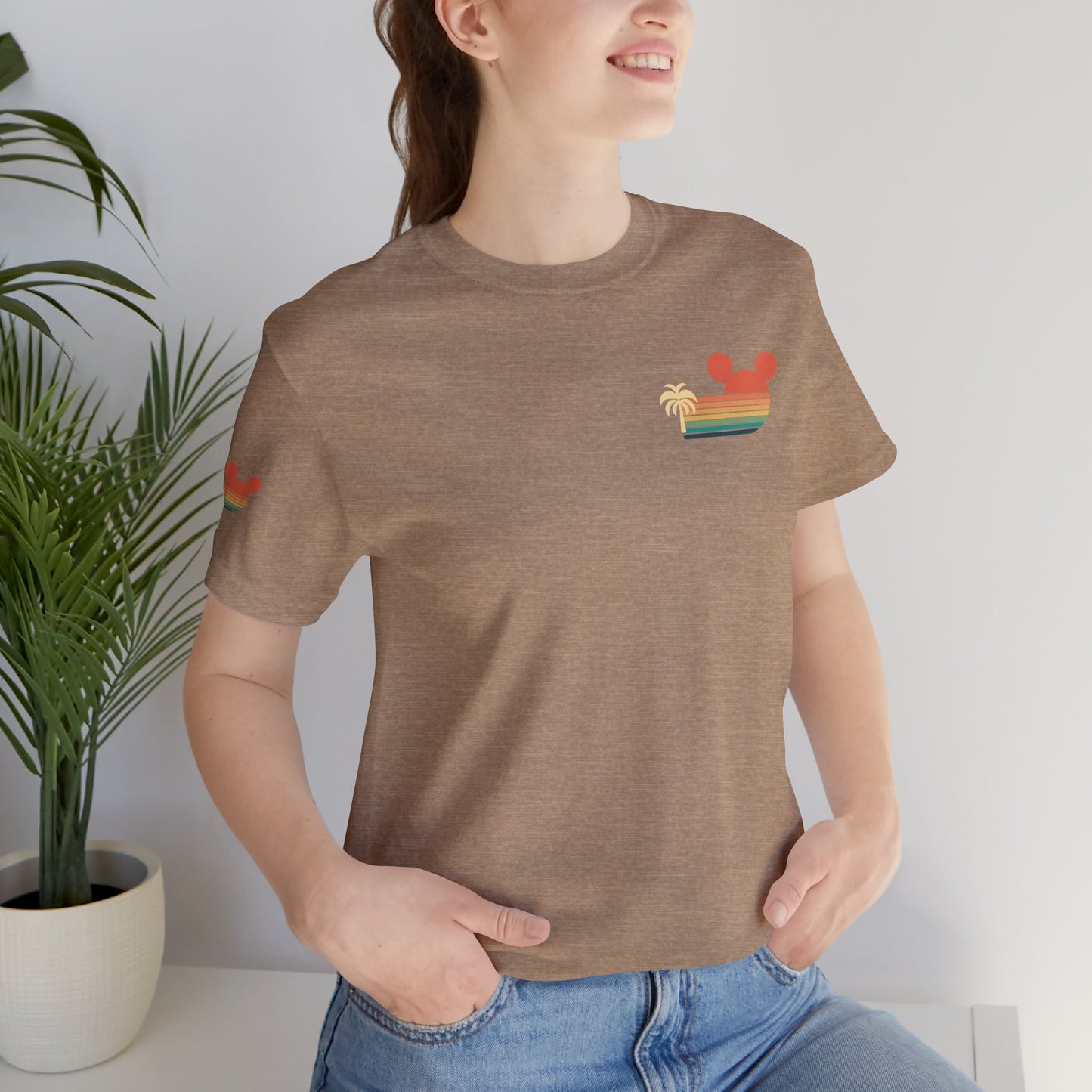 Retro Mickey Mouse summertime Short Sleeve Tee - Unisex Jersey T-Shirt