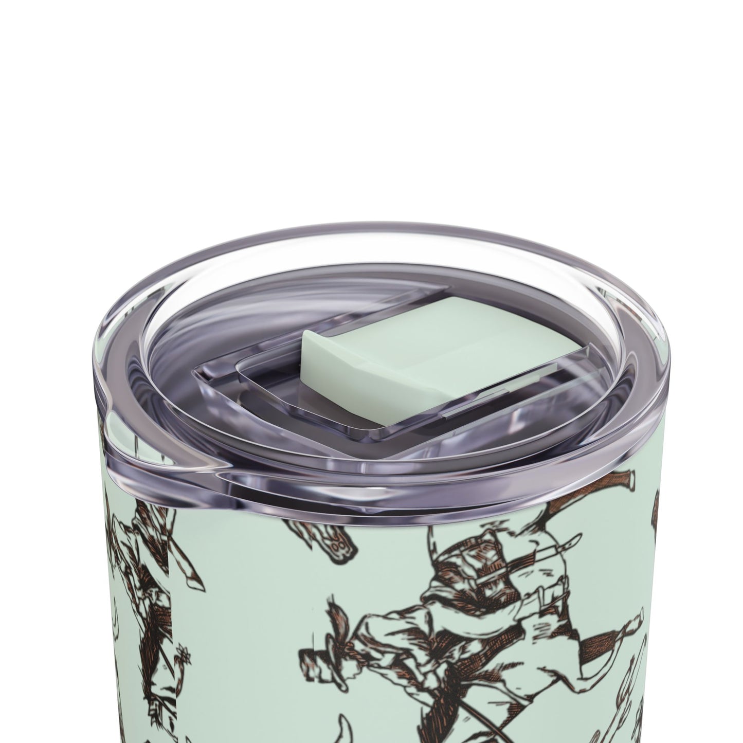 Wild West Adventure Tumbler - 20oz Matte Skinny Travel Mug with Cactus & Cowboy Design