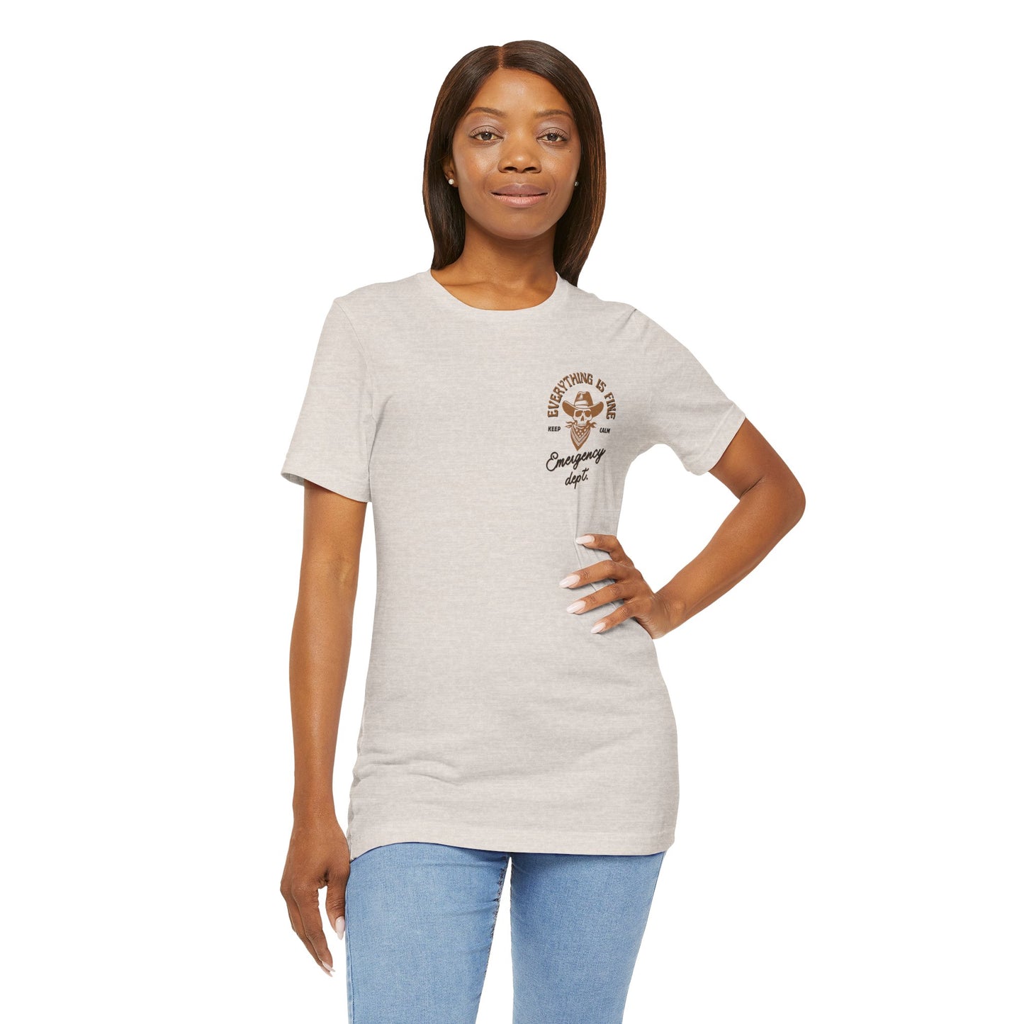 “Everything Is Fine” t Shirt| Emergency Department shirt| nurse shirt| Hospital Staff shirt| Paramedic| ED Tech|