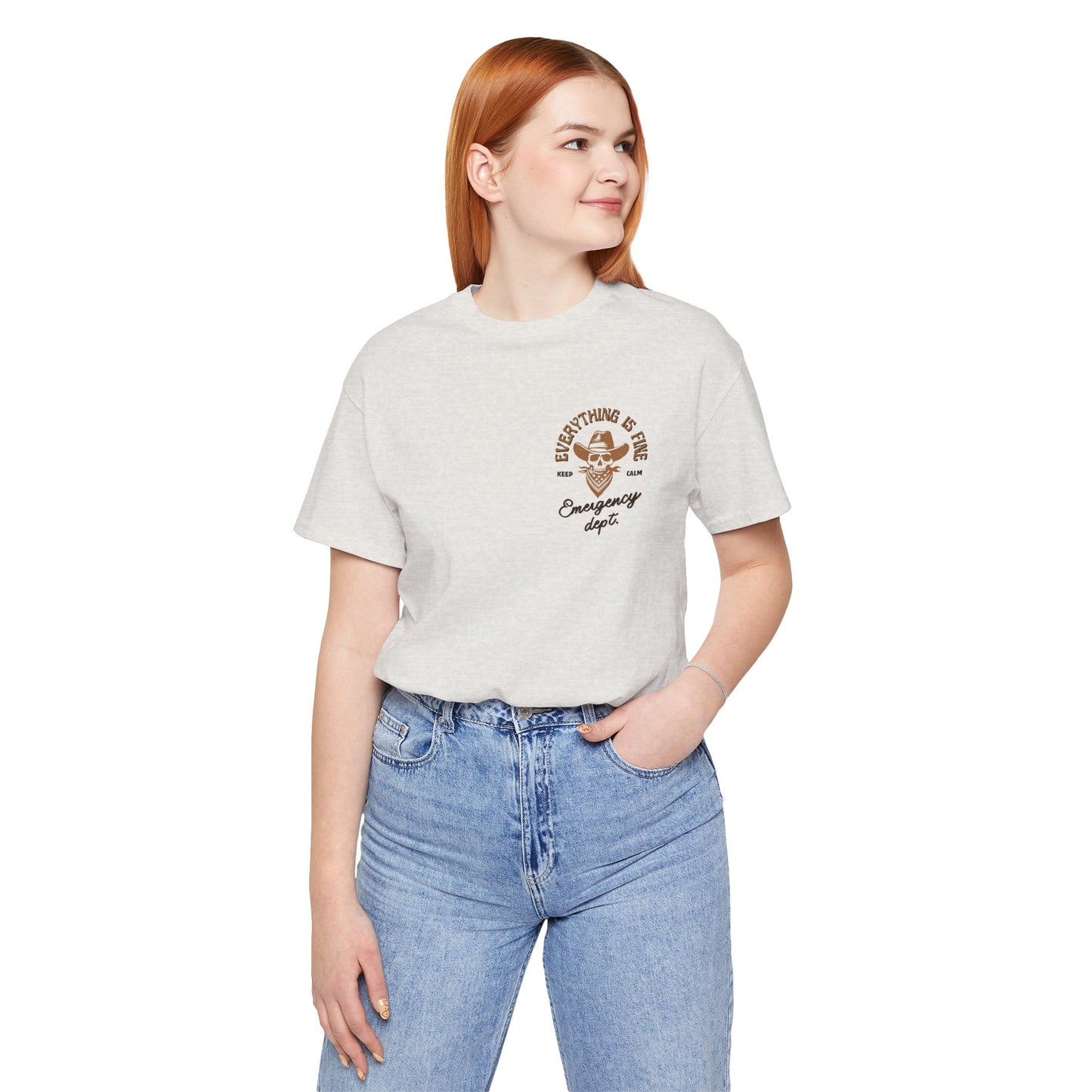 “Everything Is Fine” t Shirt| Emergency Department shirt| nurse shirt| Hospital Staff shirt| Paramedic| ED Tech|