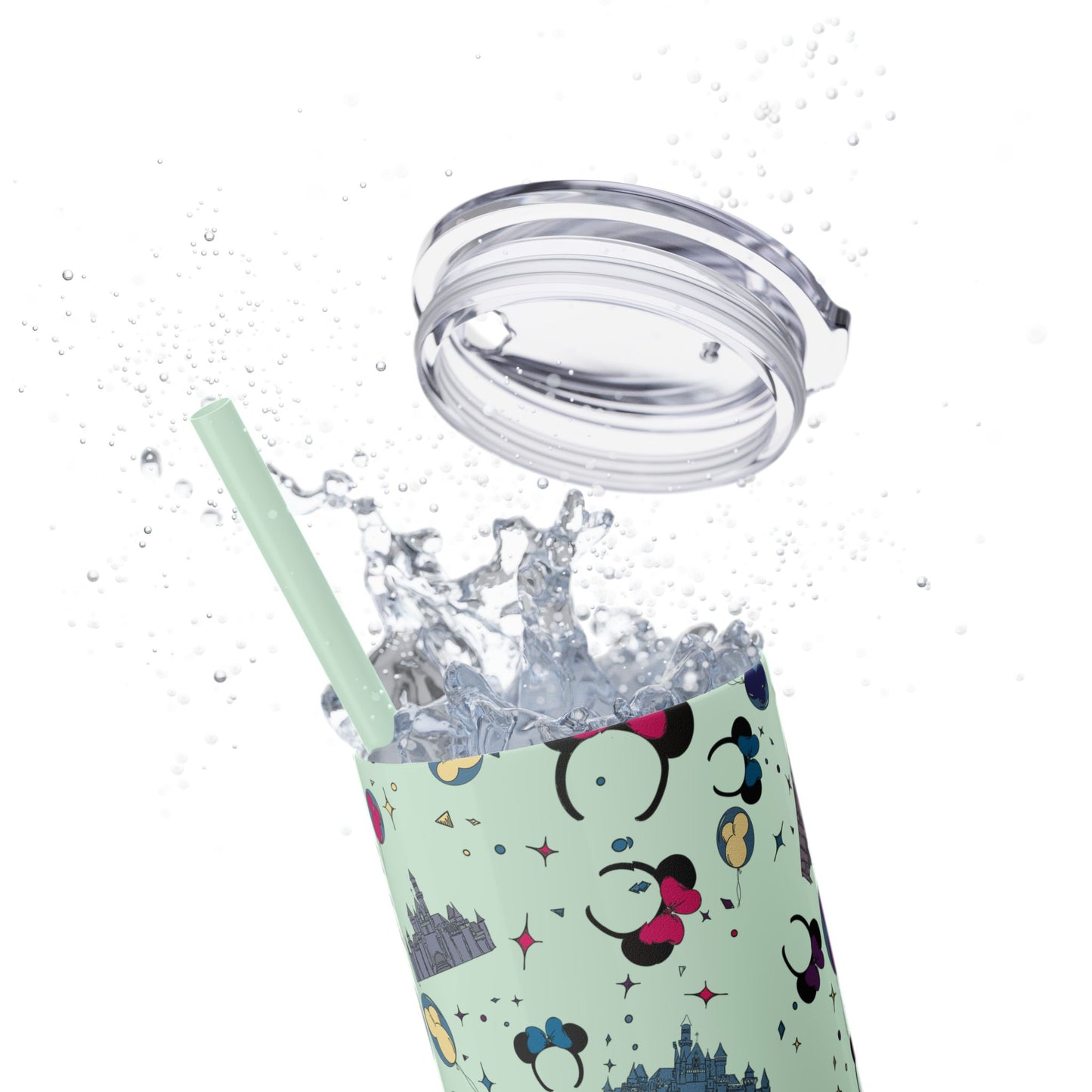Disneyland Whimsical 20oz Skinny Tumbler with Disney Inspired Design