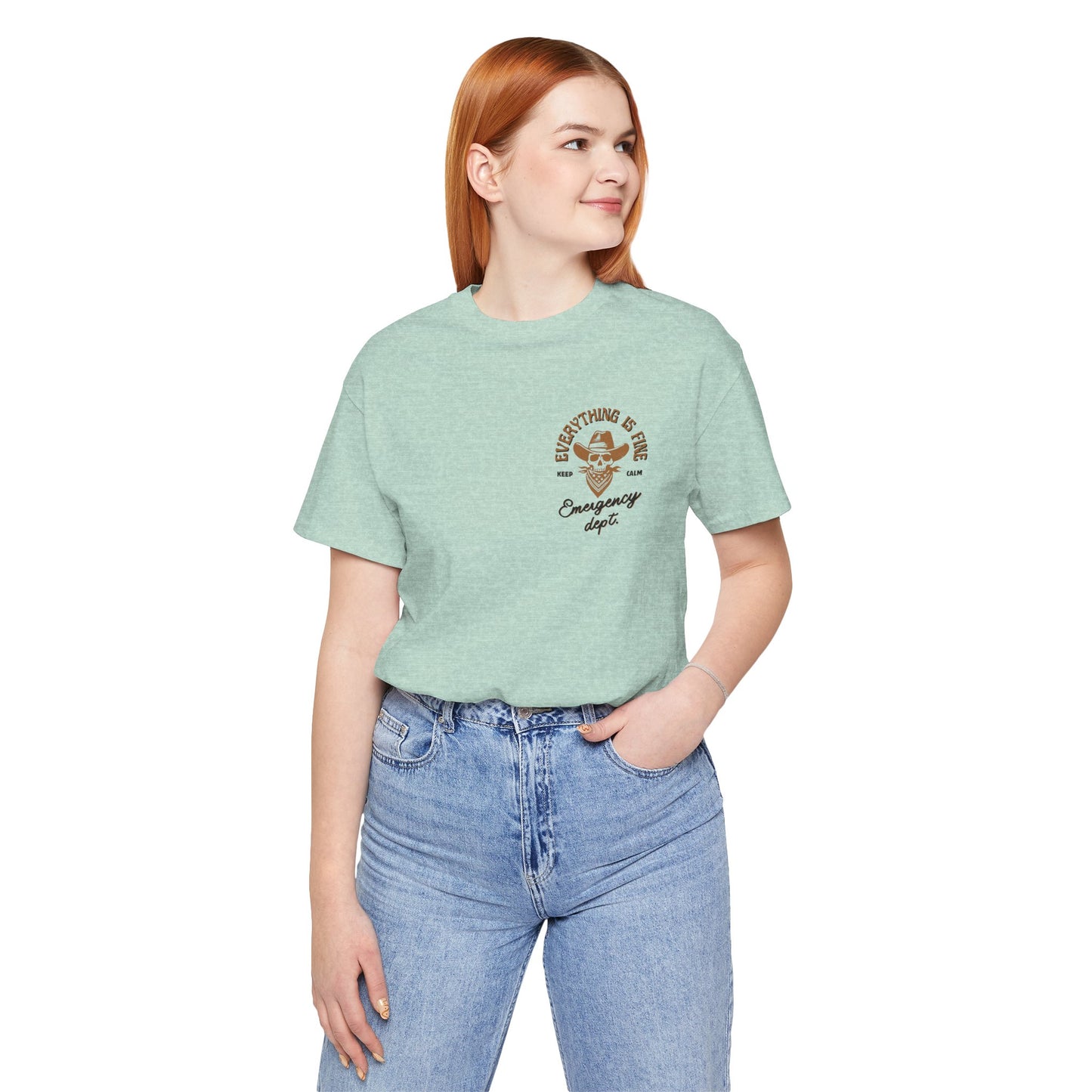 “Everything Is Fine” t Shirt| Emergency Department shirt| nurse shirt| Hospital Staff shirt| Paramedic| ED Tech|