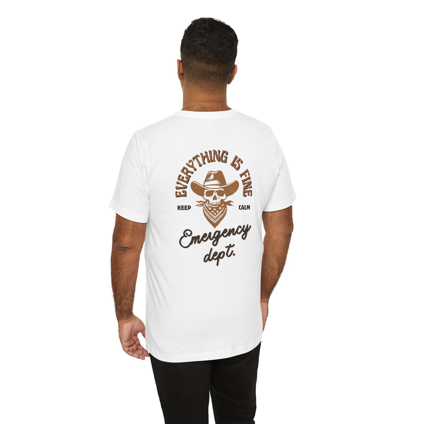 “Everything Is Fine” t Shirt| Emergency Department shirt| nurse shirt| Hospital Staff shirt| Paramedic| ED Tech|