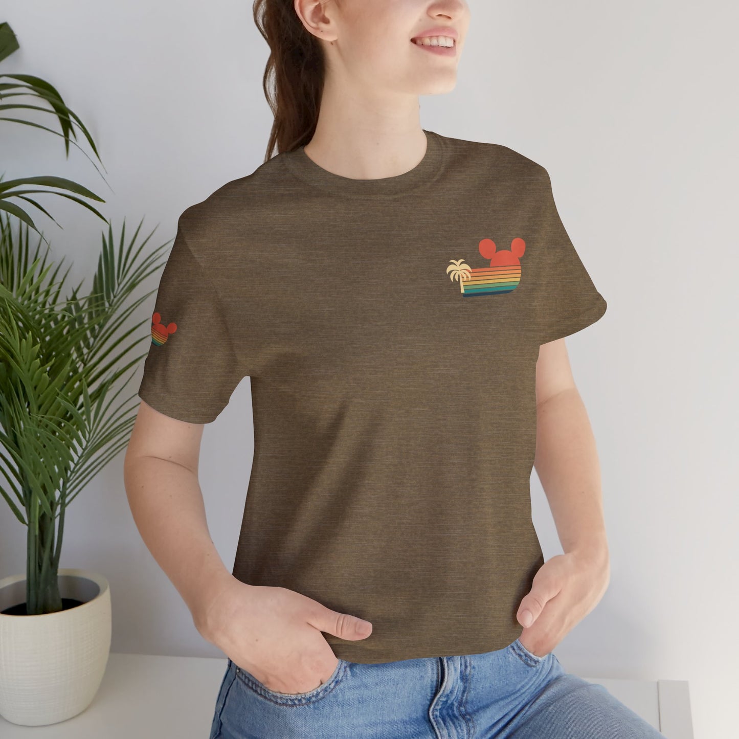 Retro Mickey Mouse summertime Short Sleeve Tee - Unisex Jersey T-Shirt