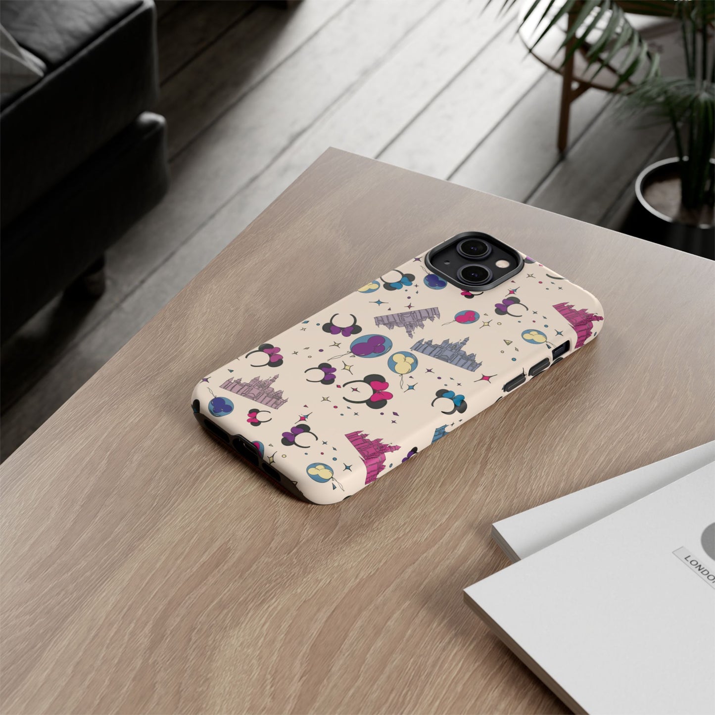 Whimsical Phone Case - Colorful Disney-Inspired Design