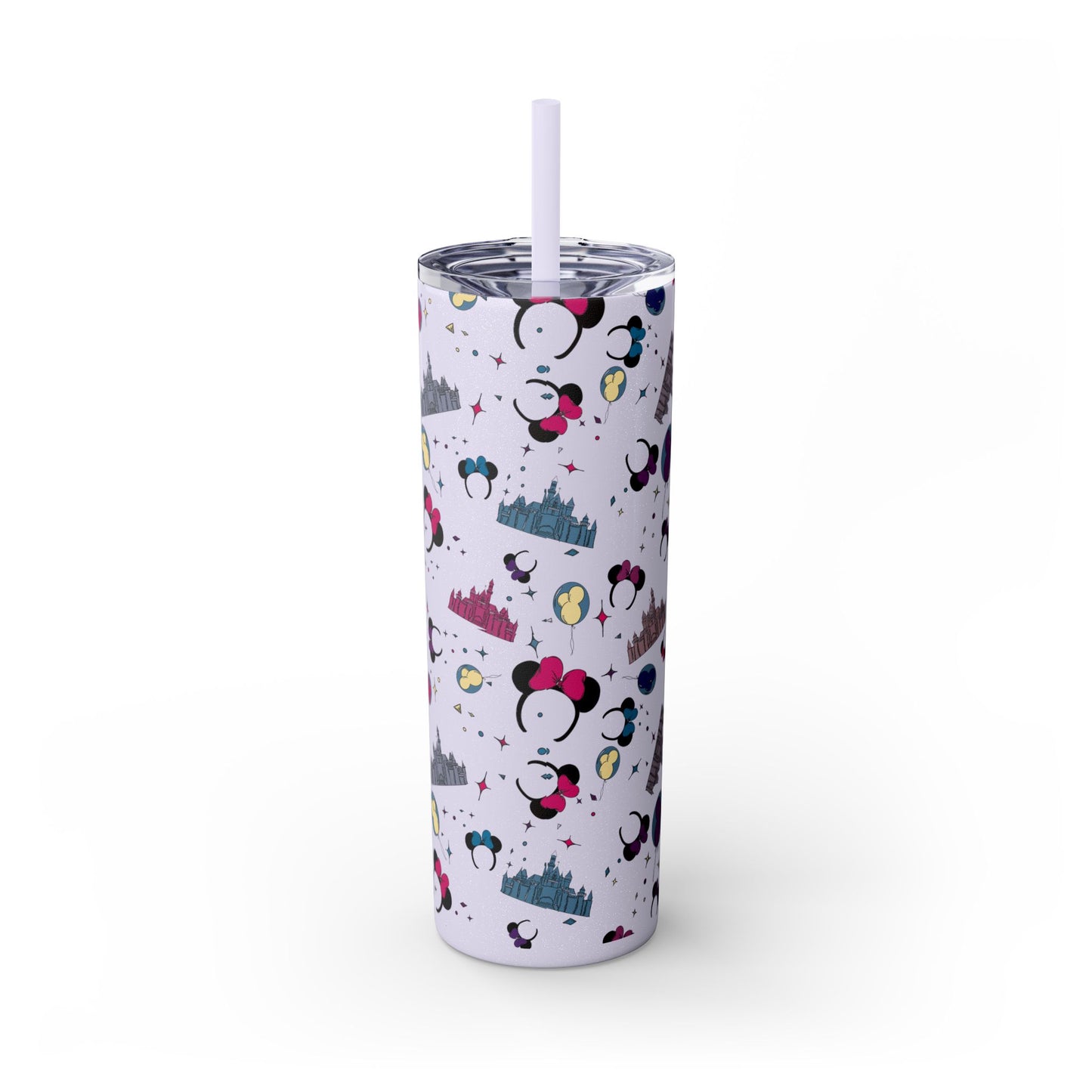 Disneyland Whimsical 20oz Skinny Tumbler with Disney Inspired Design