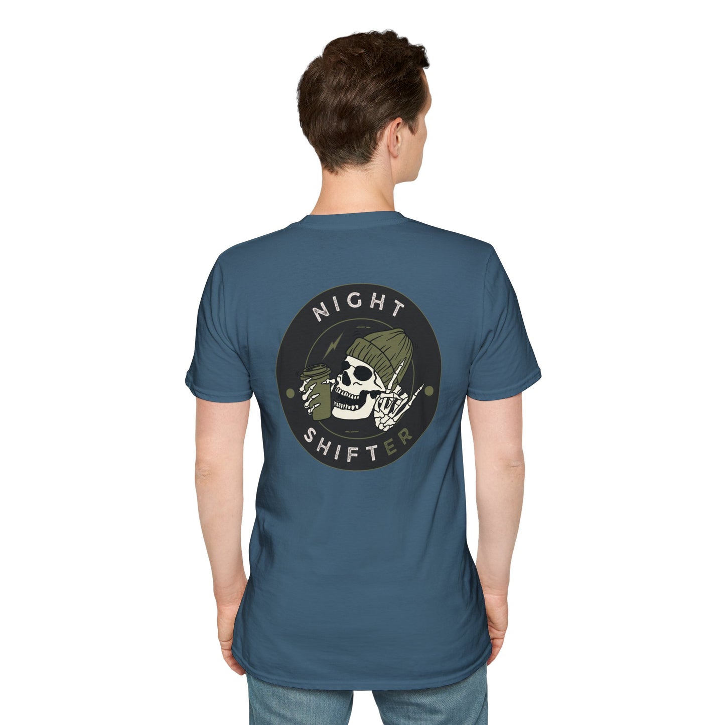 Night Shifter Skull T-Shirt | Unisex graphic tee for nurses| EMT | Paramedic| Spooky Vibes