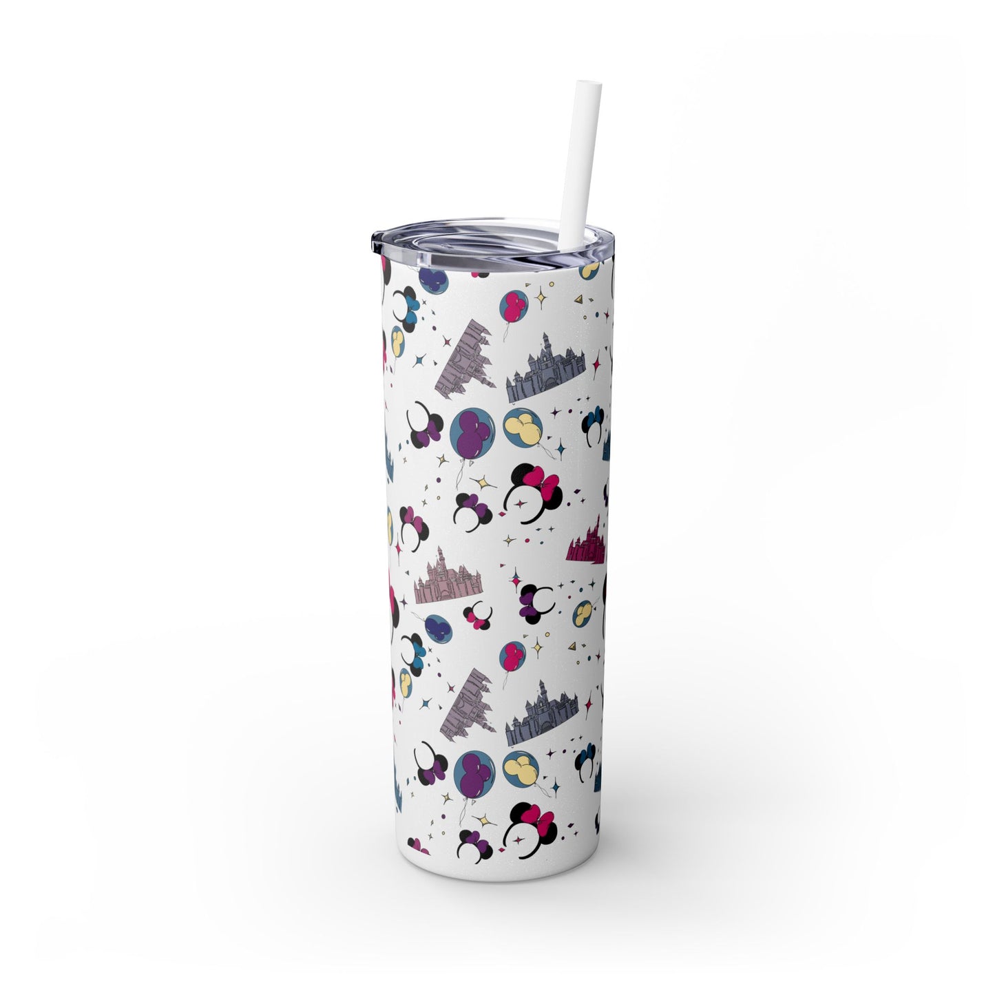 Disneyland Whimsical 20oz Skinny Tumbler with Disney Inspired Design
