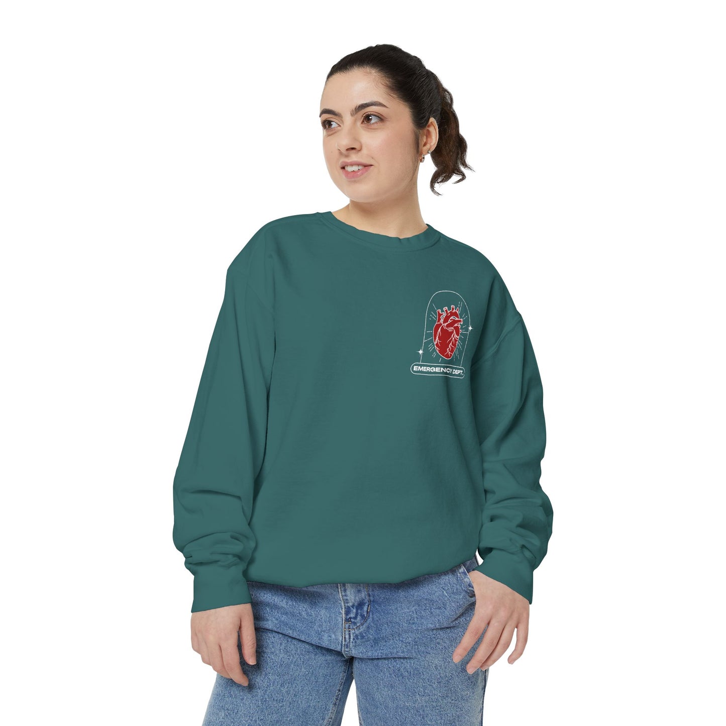 Emergency room sweatshirt| sweatshirt for nurses | emergency dept.