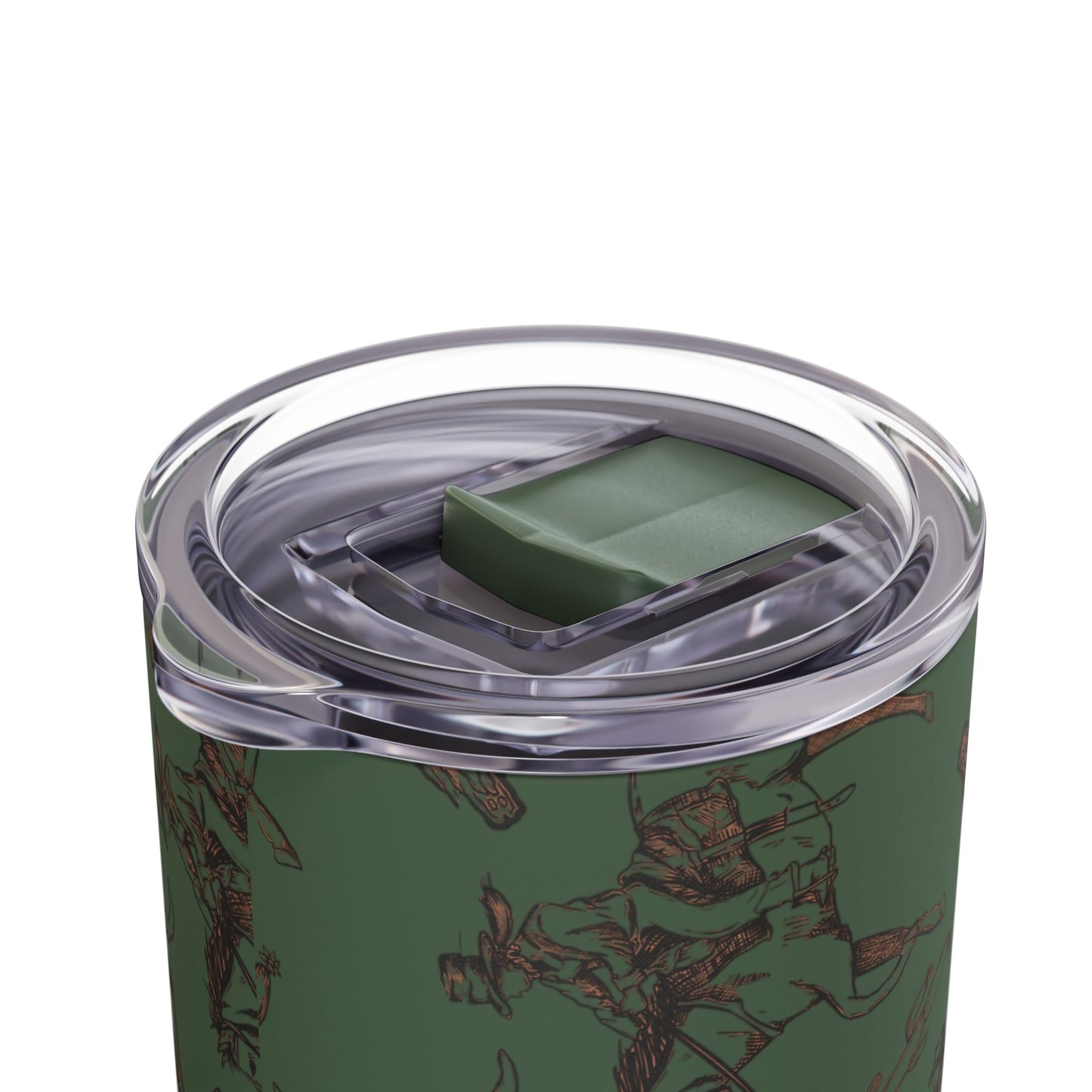 Wild West Adventure Tumbler - 20oz Matte Skinny Travel Mug with Cactus & Cowboy Design