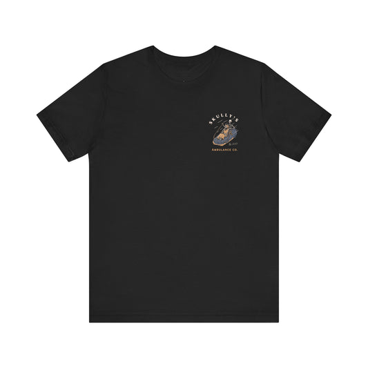 Skully’s Ambulance Co.| First Responder | Paramedic tshirt | EMT | skeleton shirt