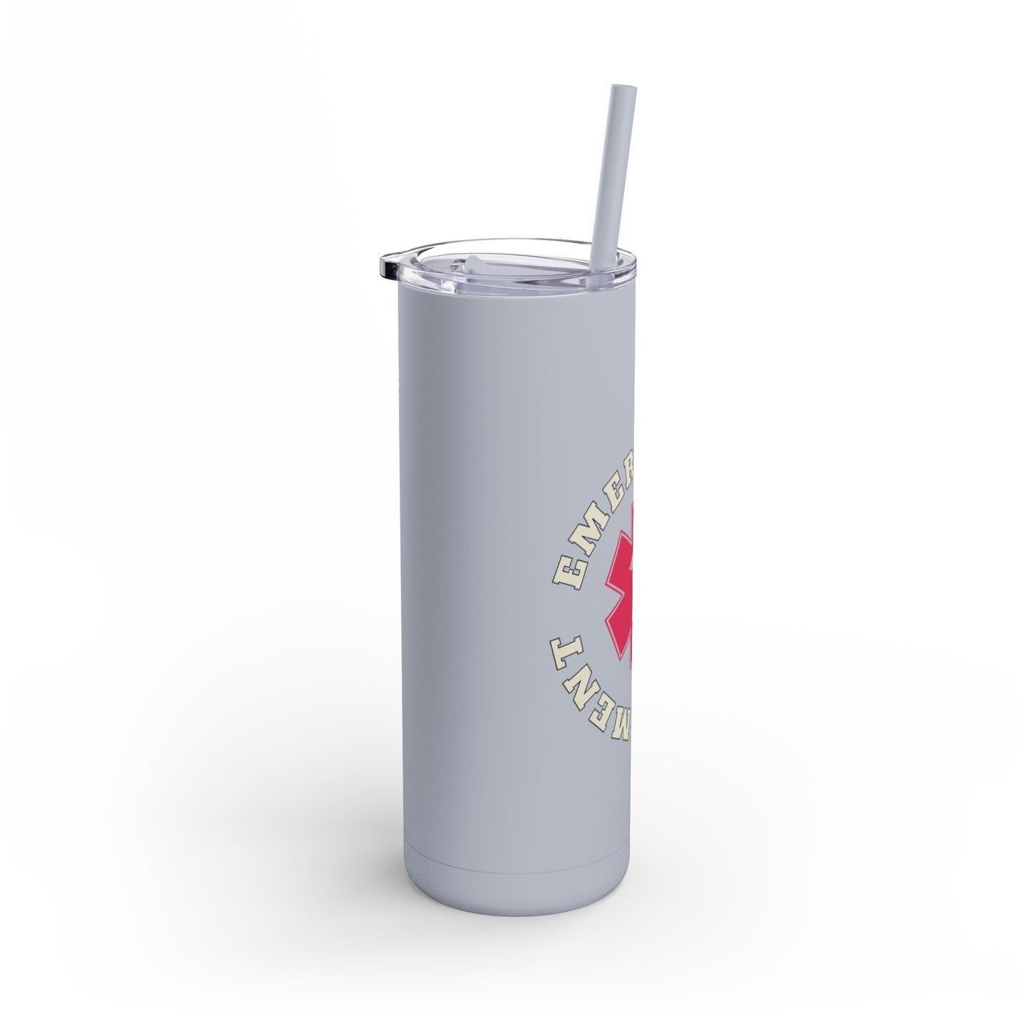 Emergency Department | EMS 20oz Skinny Tumbler - Matte Black