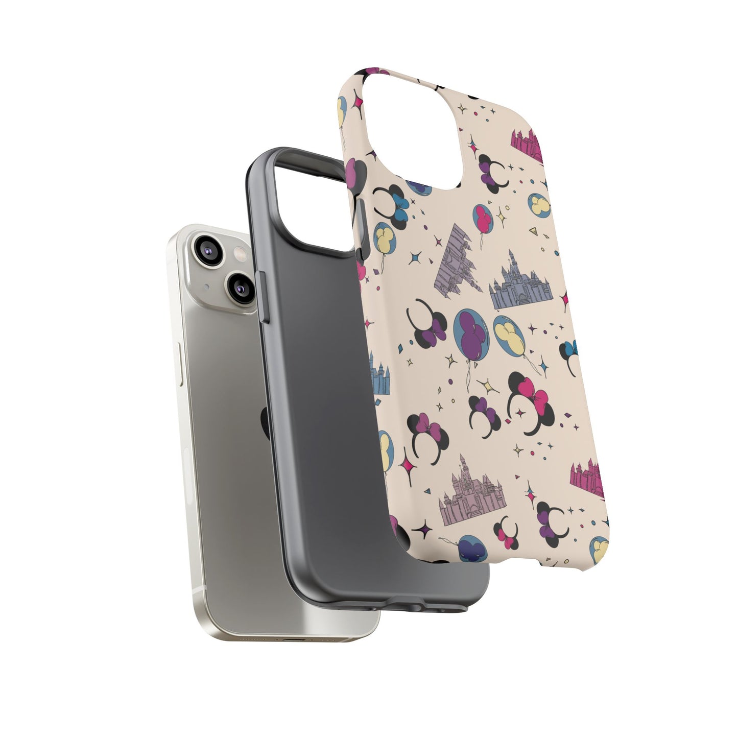 Whimsical Phone Case - Colorful Disney-Inspired Design