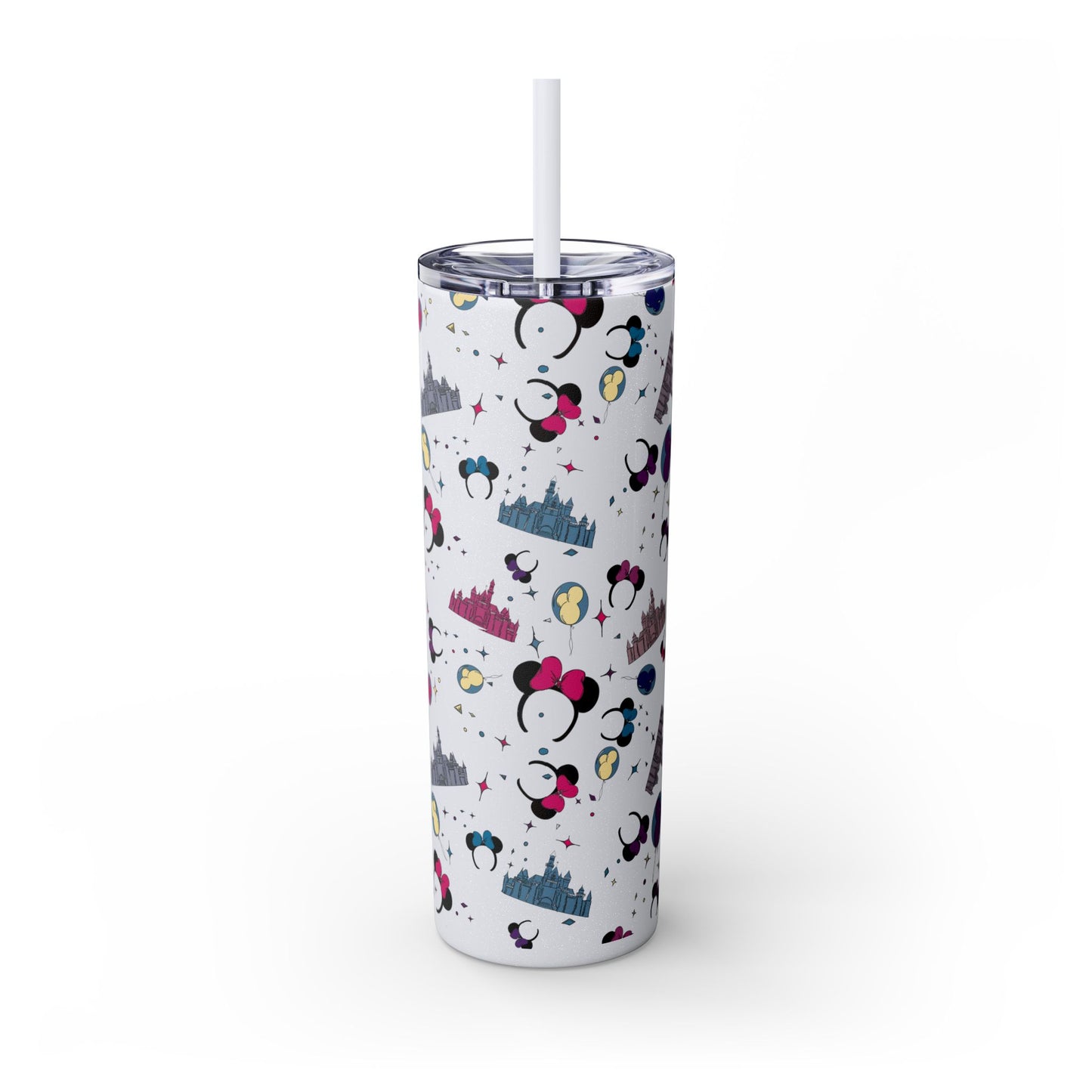 Disneyland Whimsical 20oz Skinny Tumbler with Disney Inspired Design