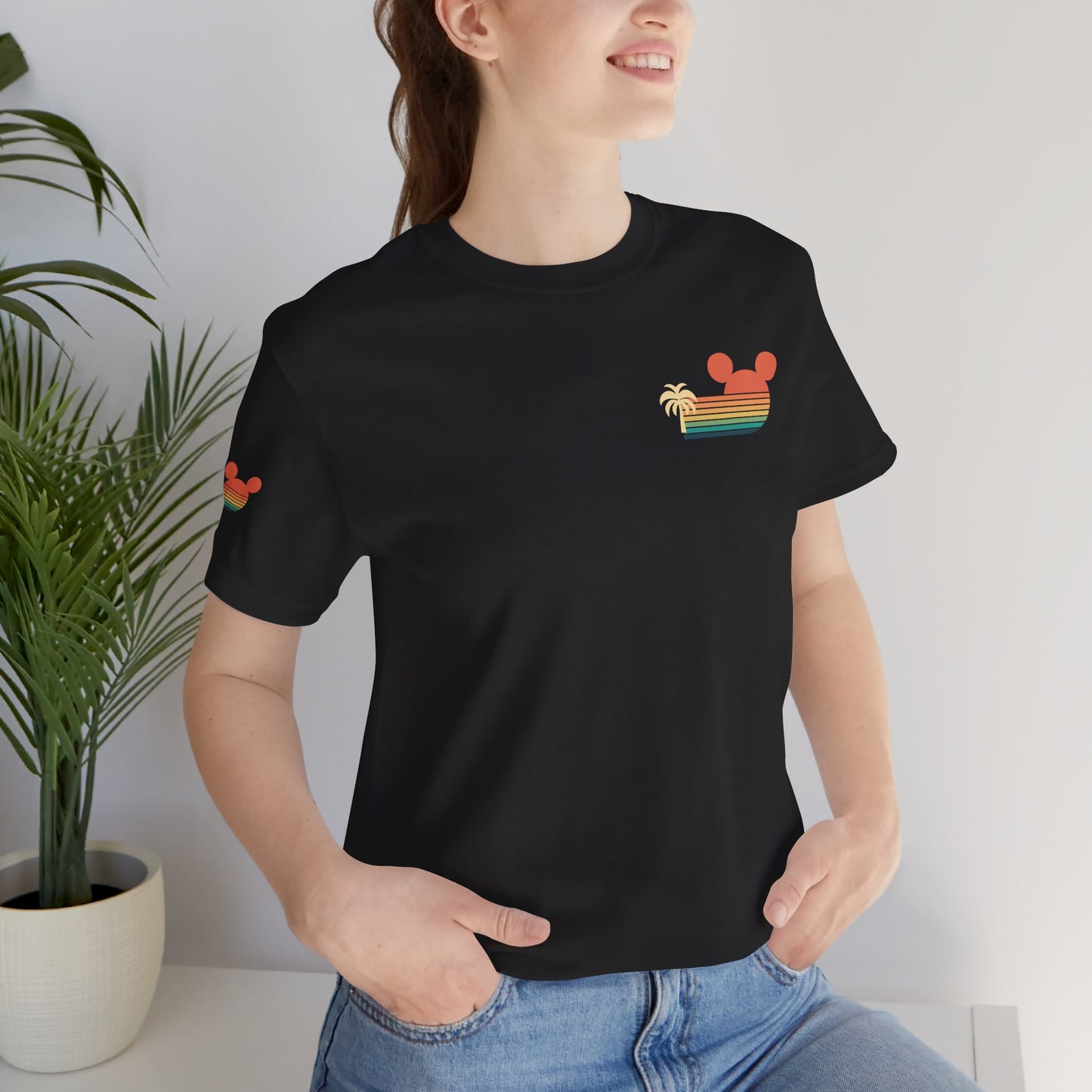 Retro Mickey Mouse summertime Short Sleeve Tee - Unisex Jersey T-Shirt